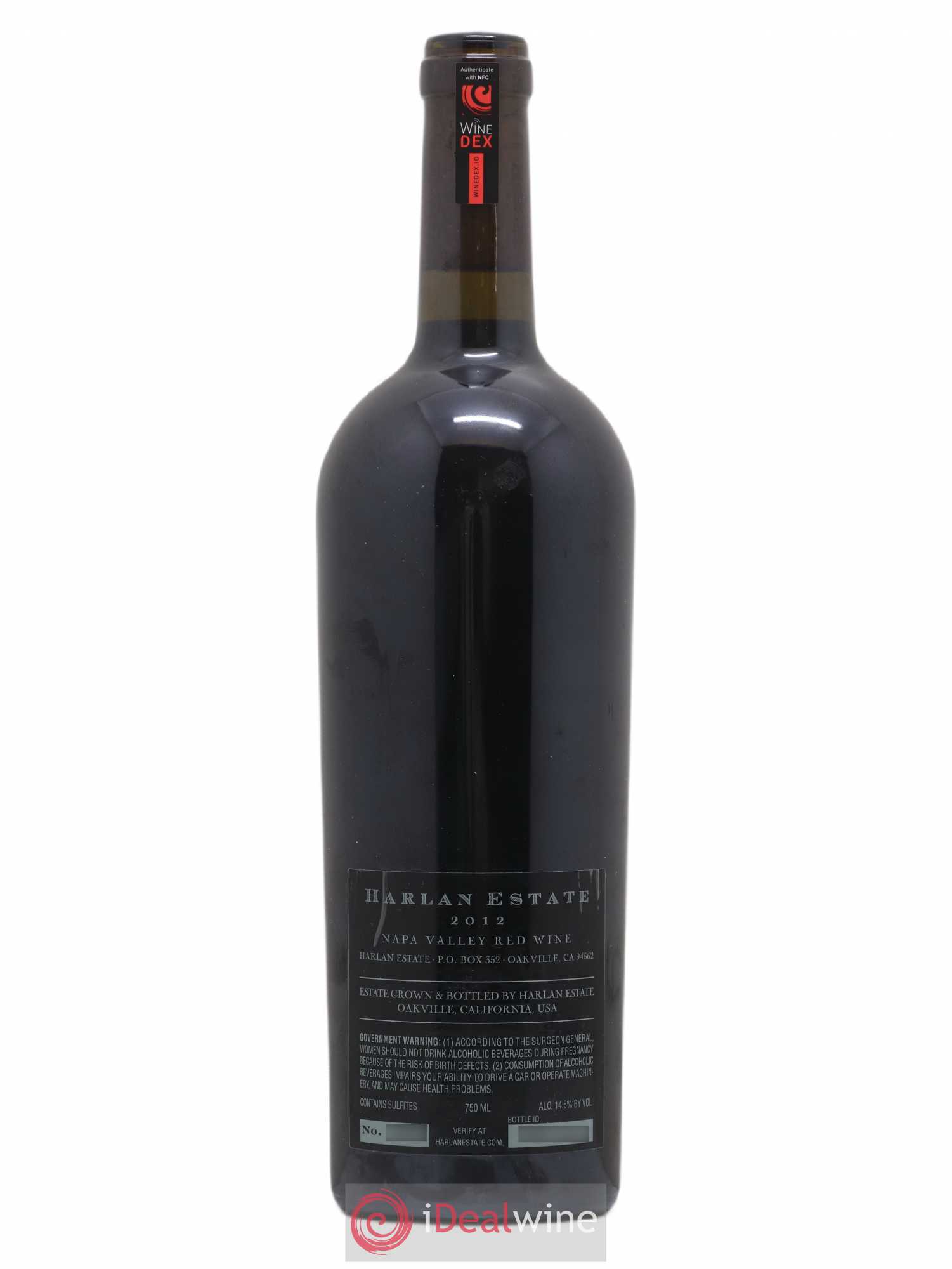 Napa Valley Harlan Estate 2012 - Lot de 1 bouteille - 1