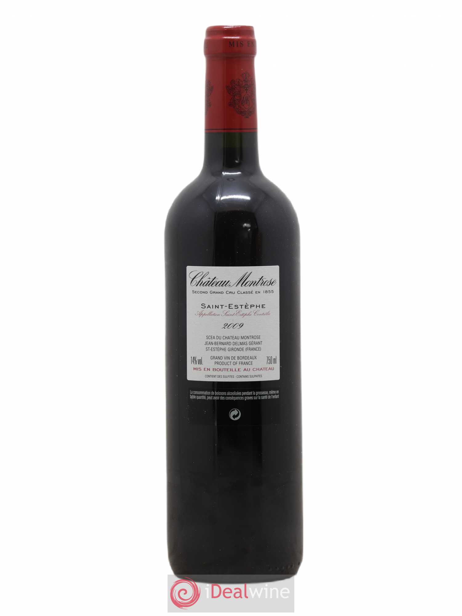Château Montrose 2ème Grand Cru Classé 2009 - Lot de 1 bouteille - 1