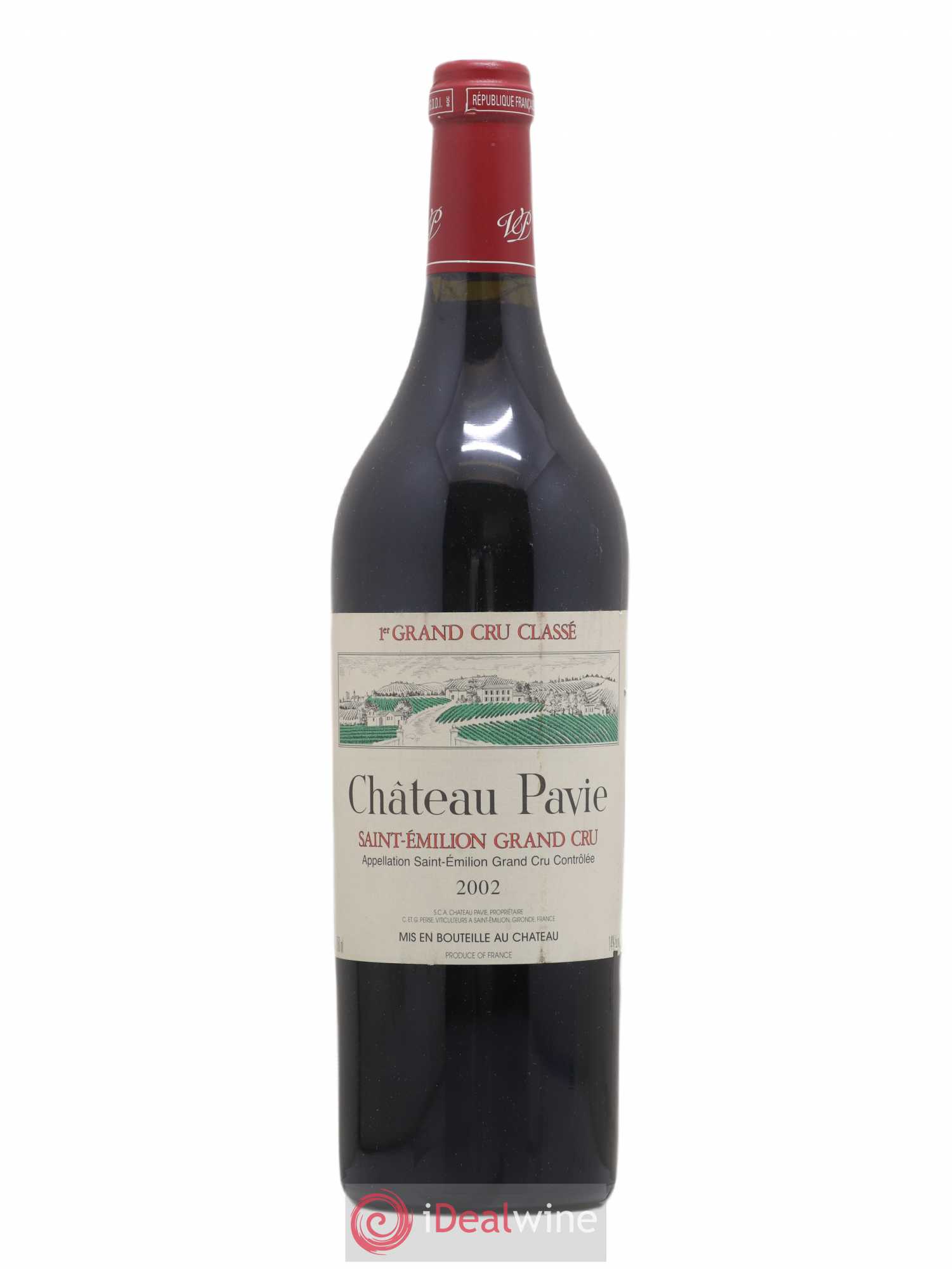 Château Pavie 1er Grand Cru Classé A 2002 - Lot de 1 bouteille - 0