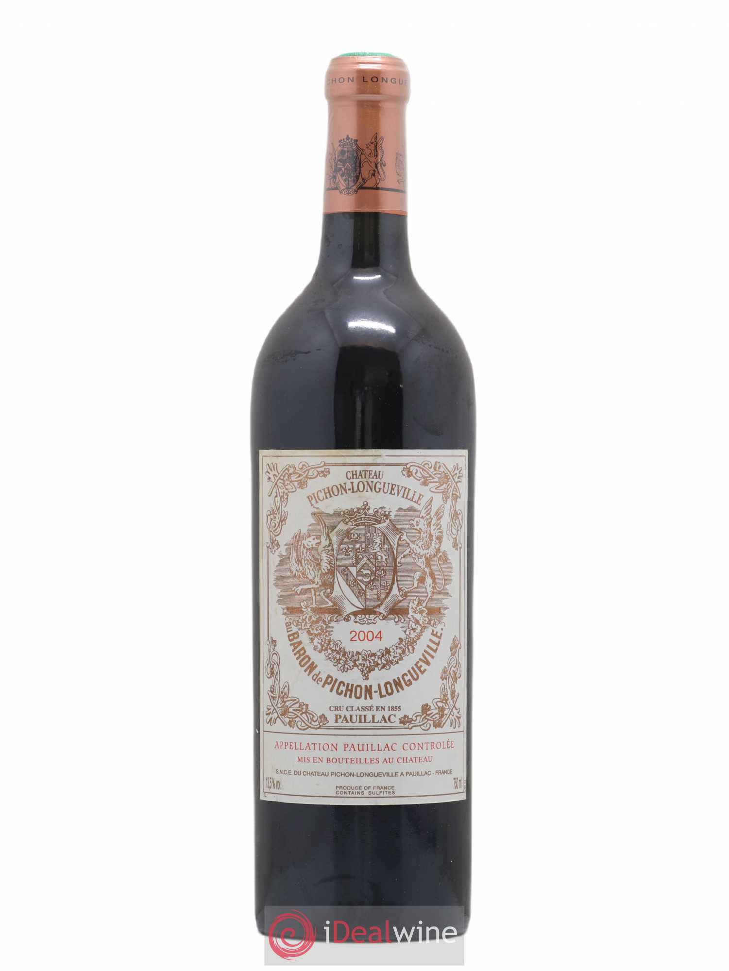 Pichon Longueville Baron 2ème Grand Cru Classé 2004 - Lot de 1 bouteille - 0