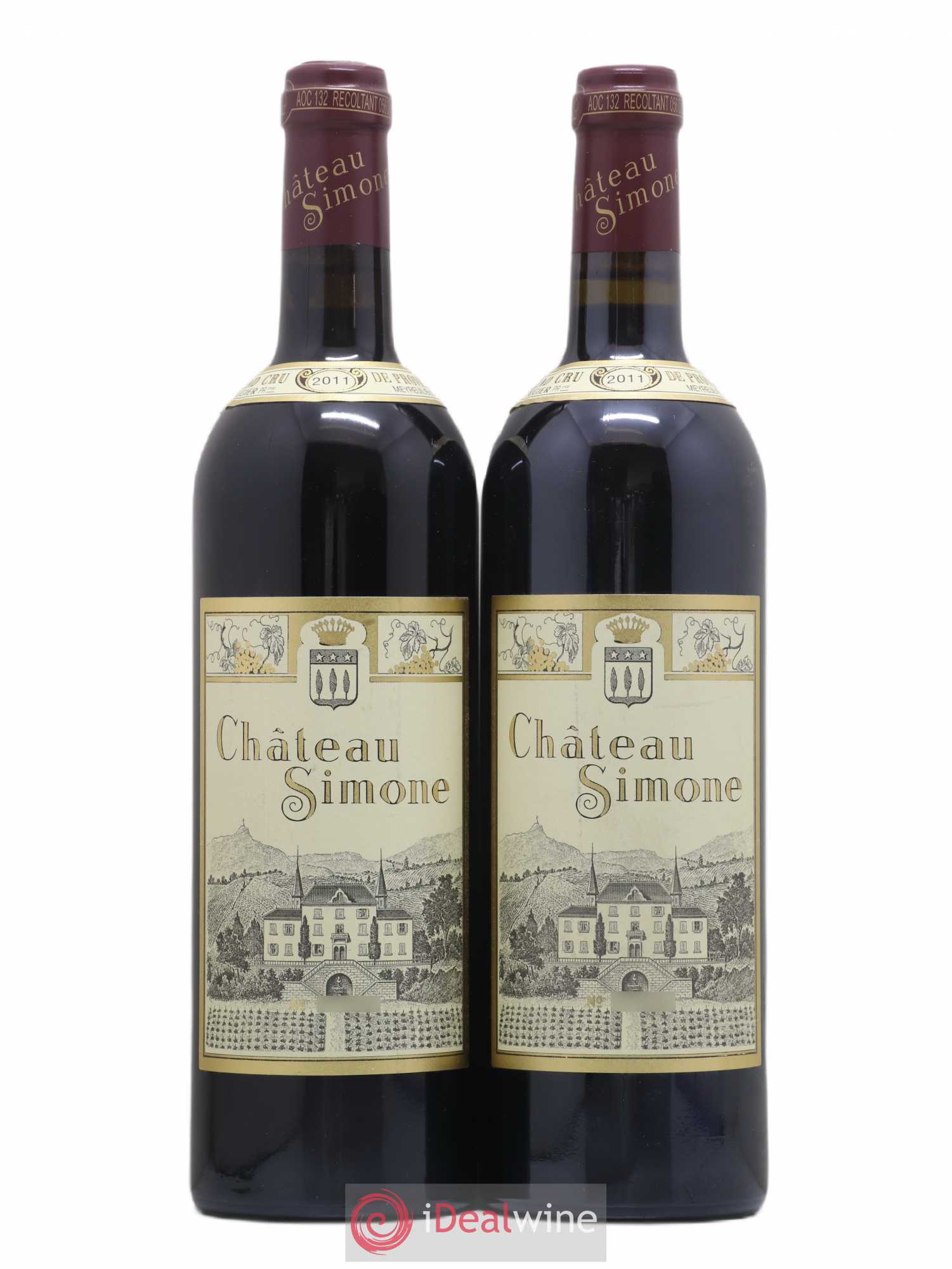 Palette Château Simone Famille Rougier 2011 - Lot de 2 bouteilles - 0