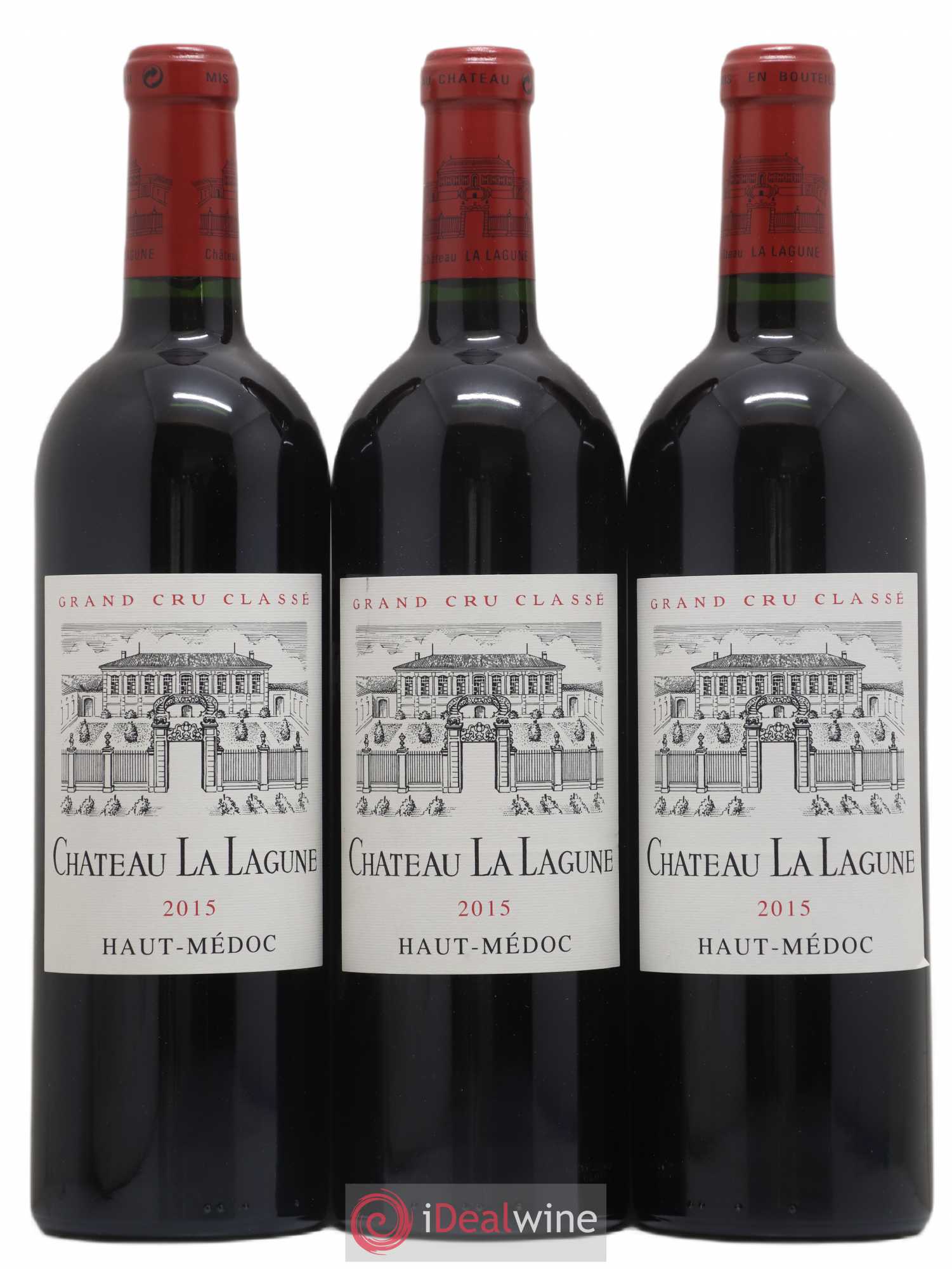Château la Lagune 3ème Grand Cru Classé 2015 - Lot de 3 bouteilles - 0