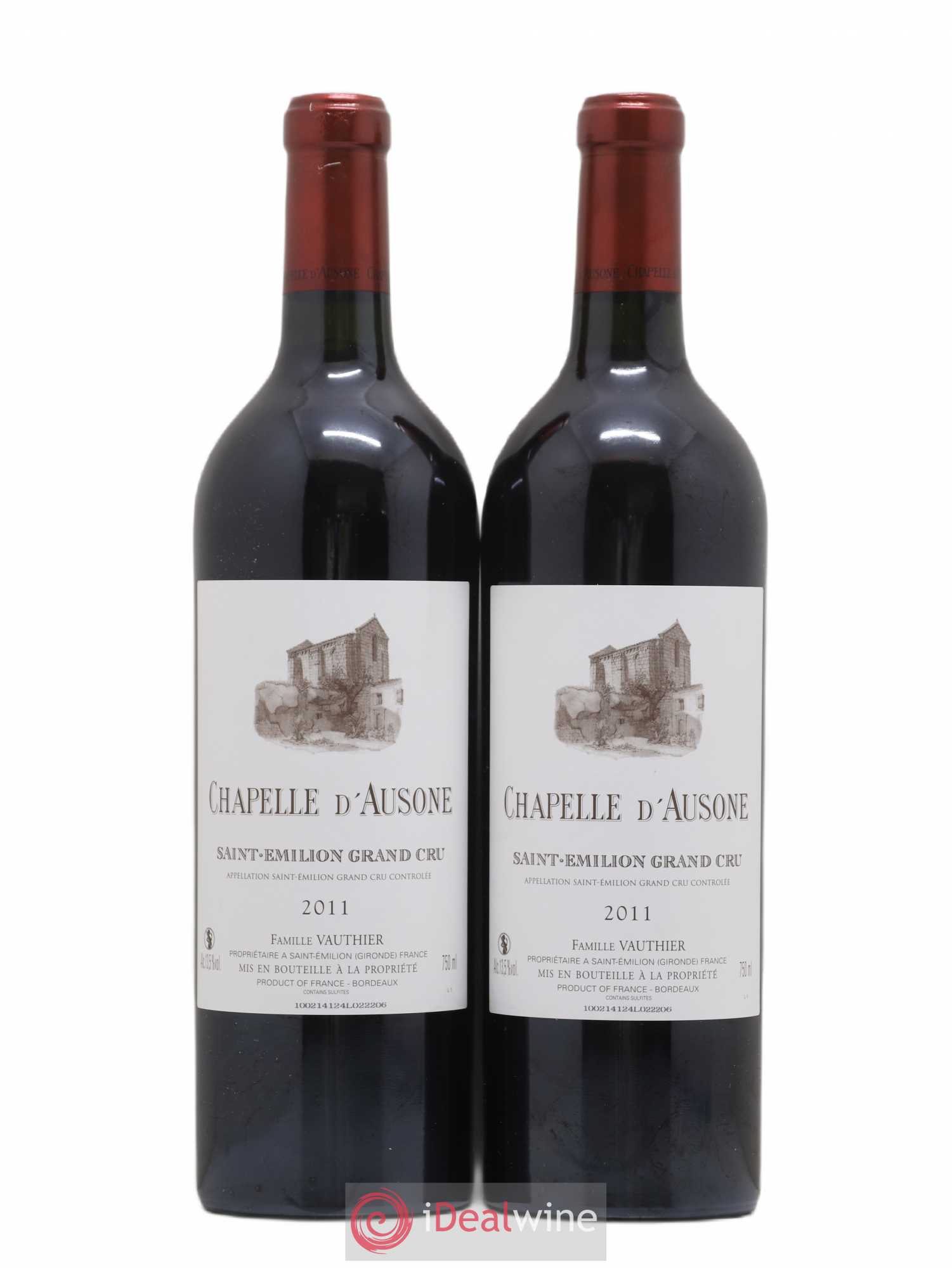 Chapelle d'Ausone Second Vin 2011 - Lot de 2 bouteilles - 0