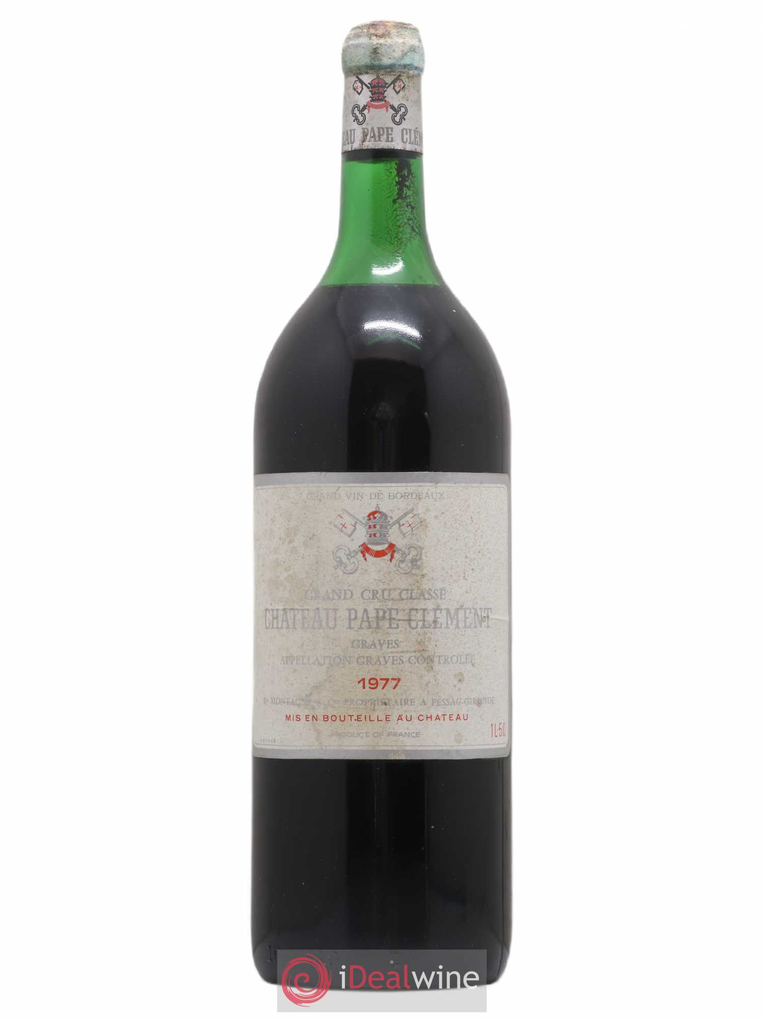 Château Pape Clément Cru Classé de Graves 1977 - Lot de 1 magnum - 0