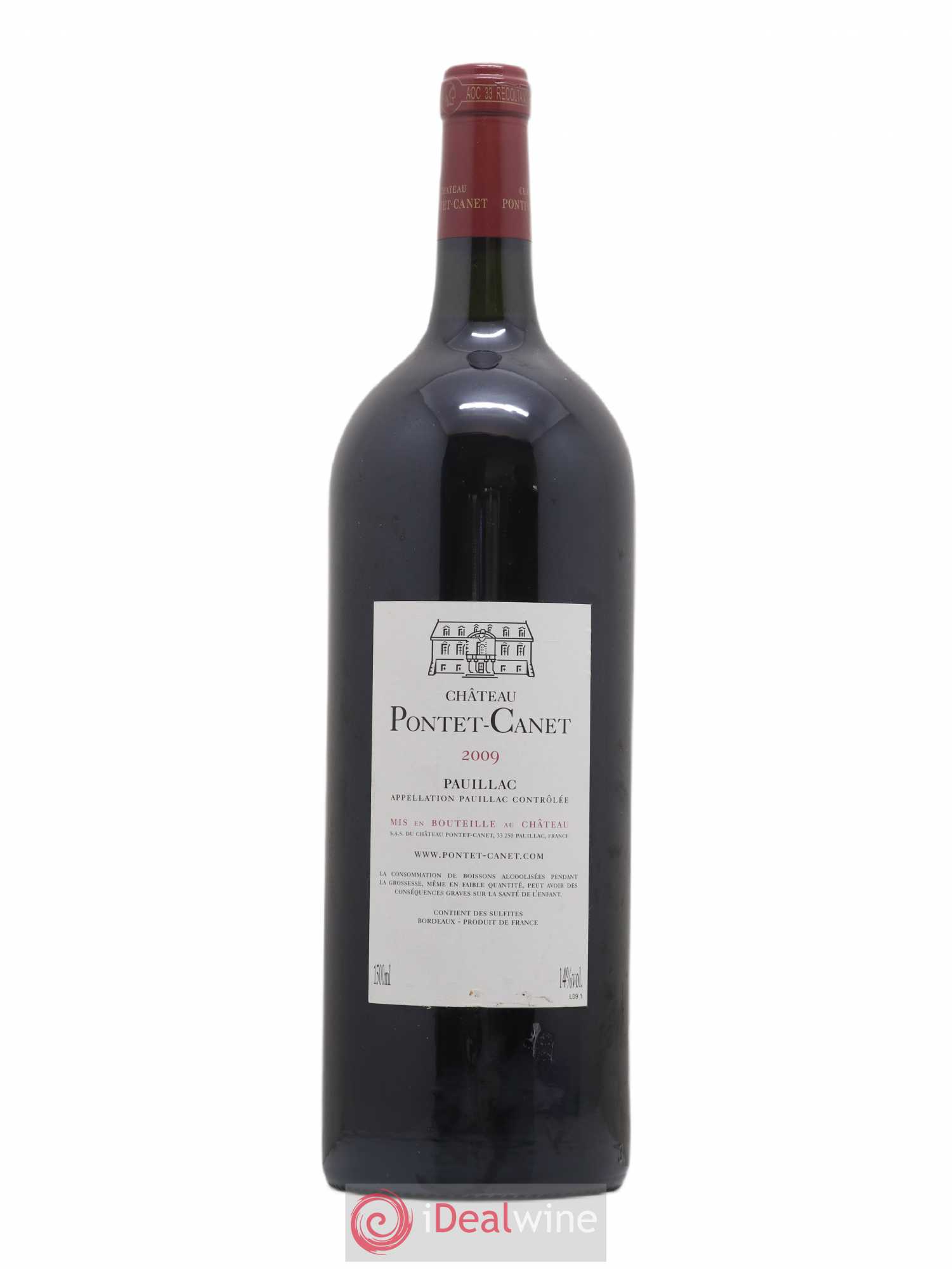 Château Pontet Canet 5ème Grand Cru Classé 2009 - Lot de 1 magnum - 1