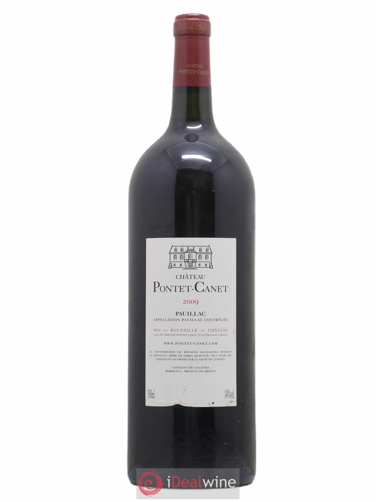 Château Pontet Canet 5ème Grand Cru Classé 2009 - Lot de 1 magnum - 1