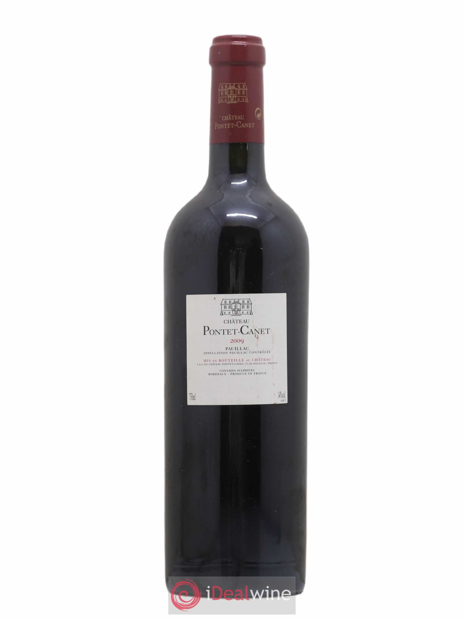 Château Pontet Canet 5ème Grand Cru Classé 2009 - Lot de 1 bouteille - 1