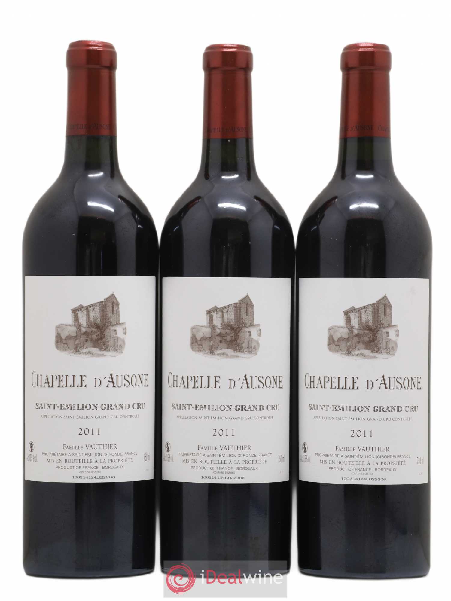 Chapelle d'Ausone Second Vin 2011 - Lot de 6 bouteilles - 1