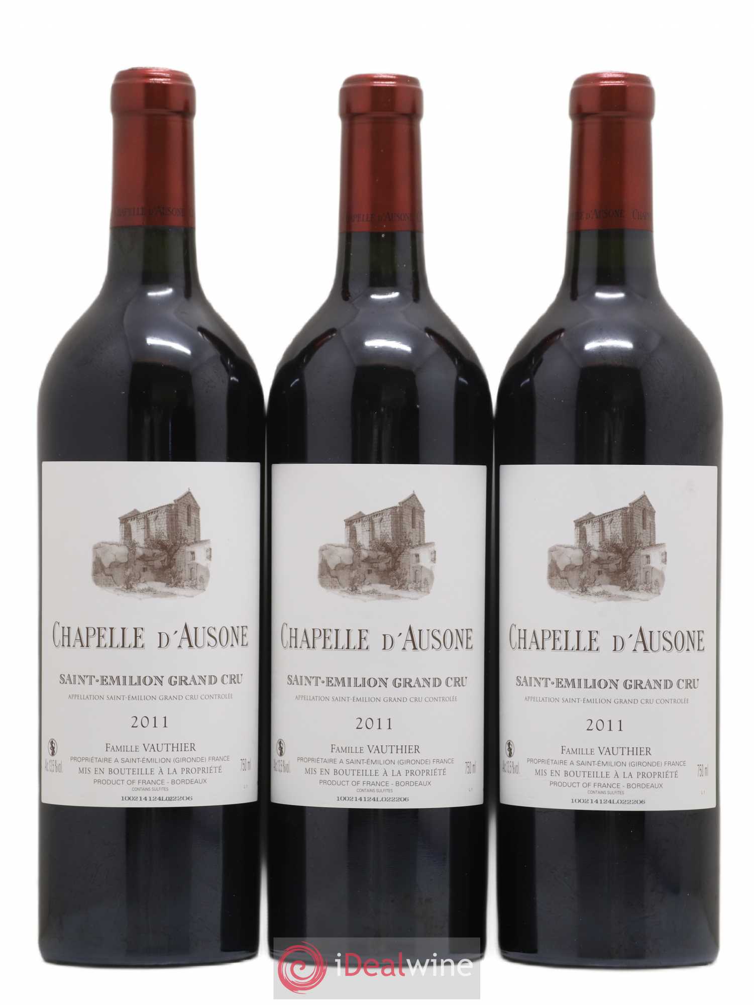 Chapelle d'Ausone Second Vin 2011 - Lot de 6 bouteilles - 2