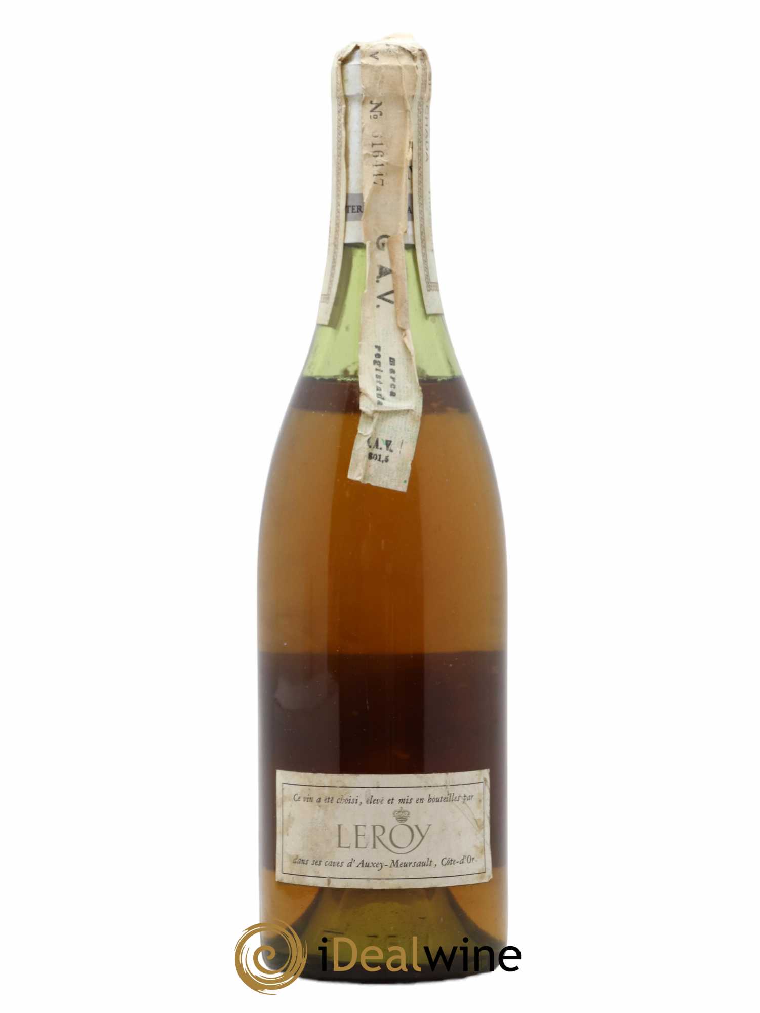 Meursault 1er Cru Leroy SA 1966 - Lot de 1 bouteille - 1