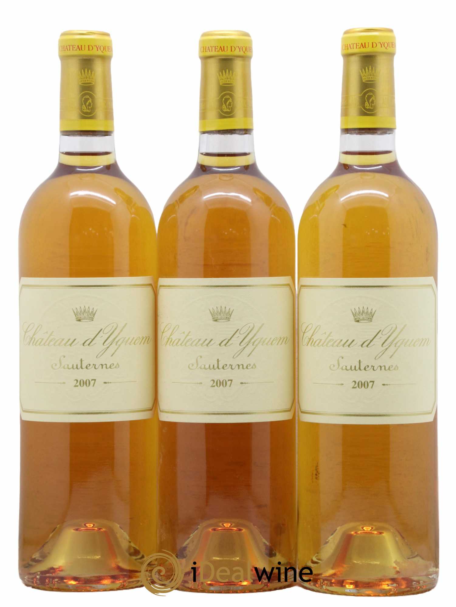 Château d' Yquem 1er Cru Classé Supérieur 2007 - Lotto di 3 bottiglie - 0