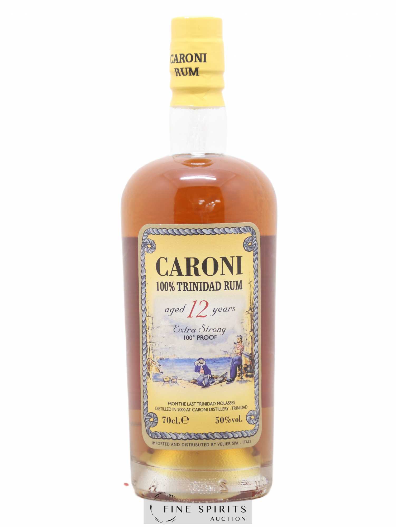 Caroni 12 years 2000 Velier 100° Proof bottled 2012 Extra Strong - Lot de 1 bouteille - 0