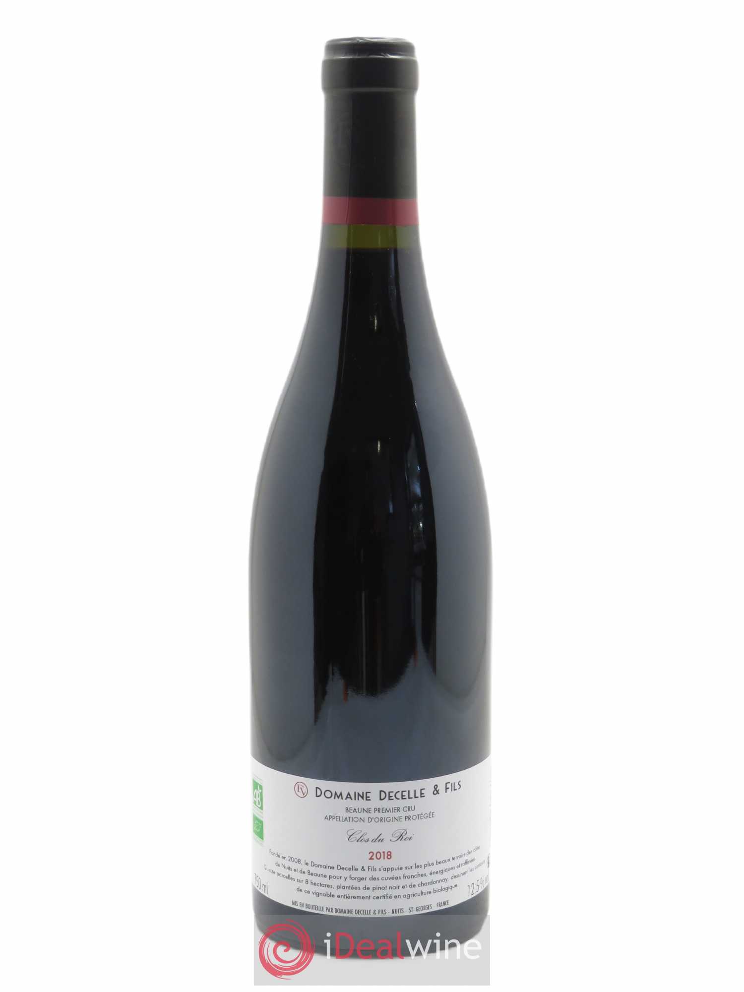 Beaune 1er Cru Clos du Roi Decelle & Fils (Domaine) 2018 - Lot de 1 bouteille - 1