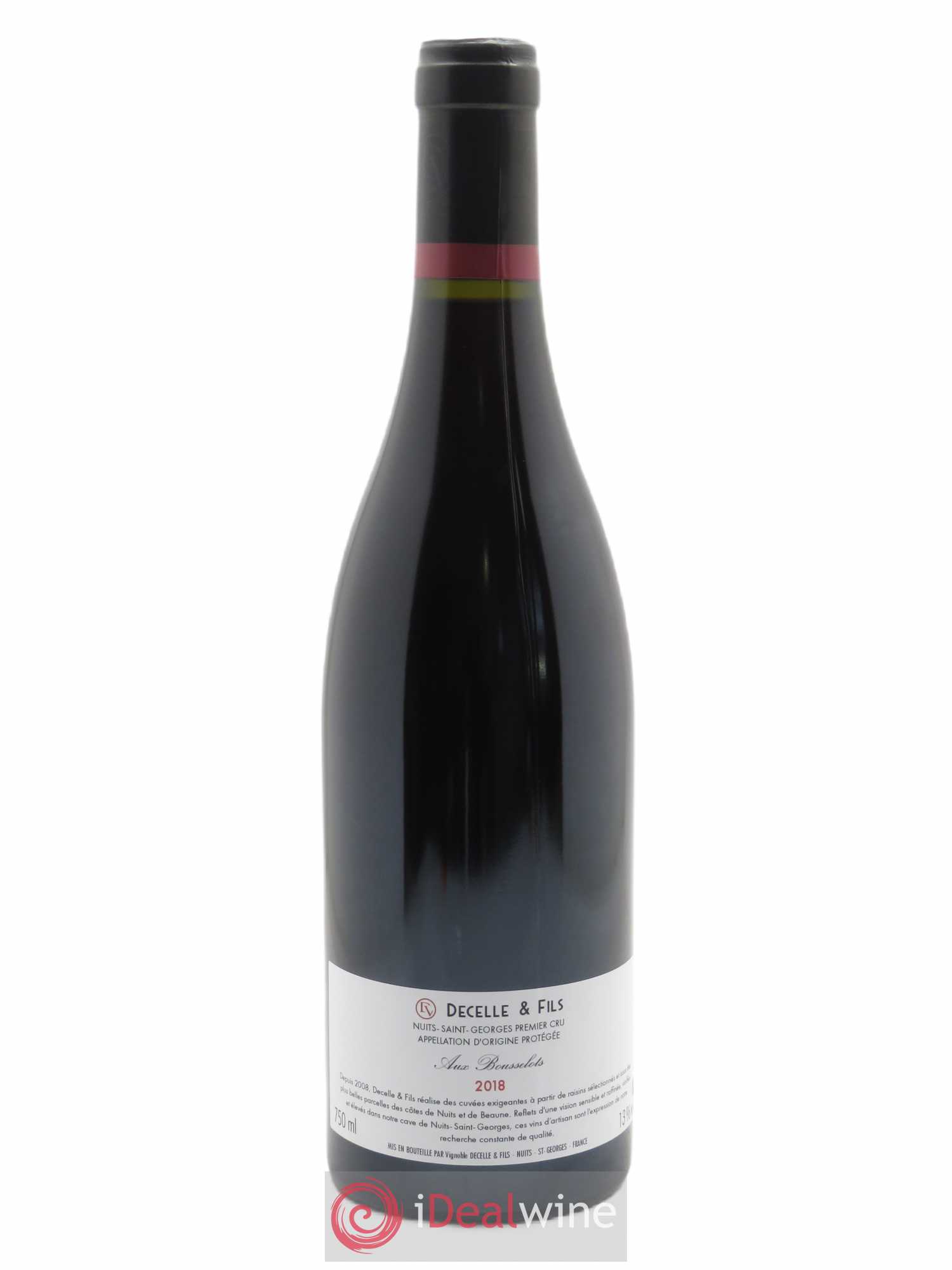 Nuits-Saint-Georges 1er Cru Aux Bousselots Decelle & Fils (Domaine) 2018 - Lot of 1 bottle - 1