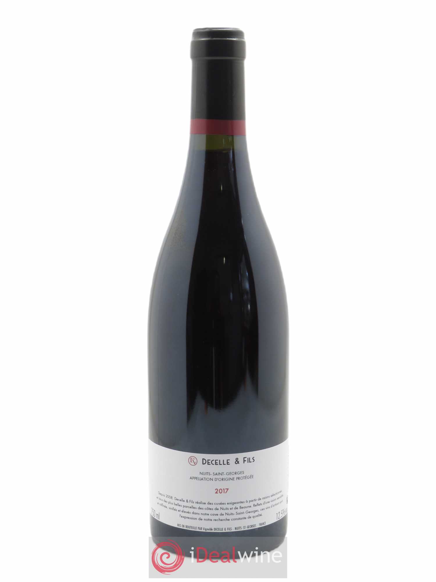 Nuits-Saint-Georges Decelle & Fils (Domaine) 2017 - Lot of 1 bottle - 1