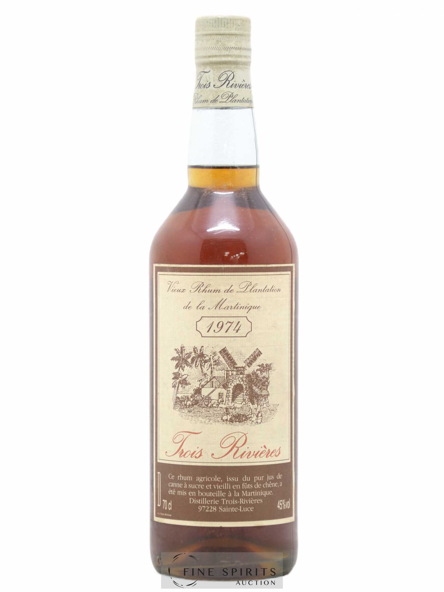 Trois Rivières 1974 Of. Label Rouge - Posten von 1 Flasche - 0