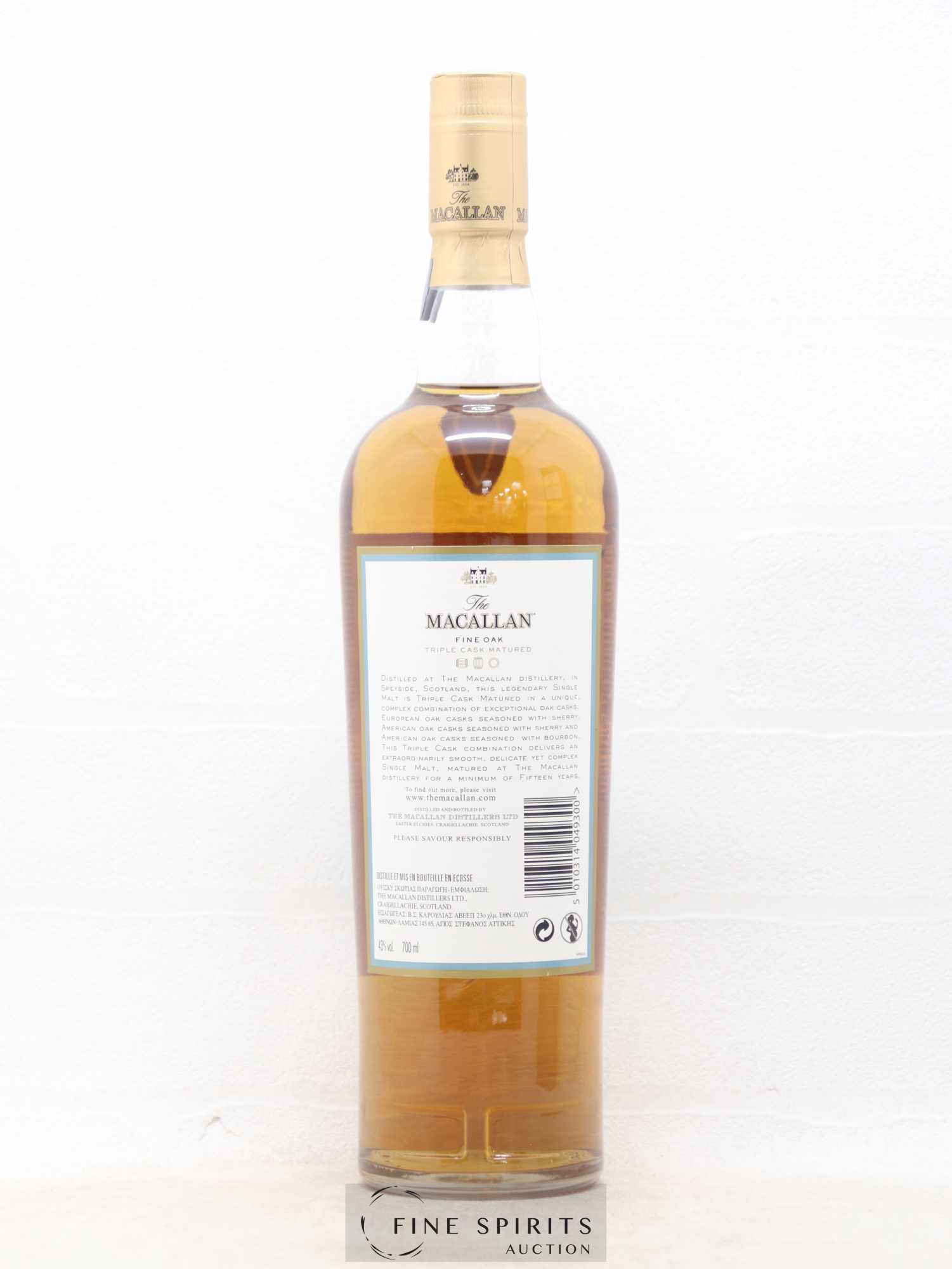 Macallan (The) 15 years Of. Fine Oak Triple Cask Matured - Lot de 1 bouteille - 2