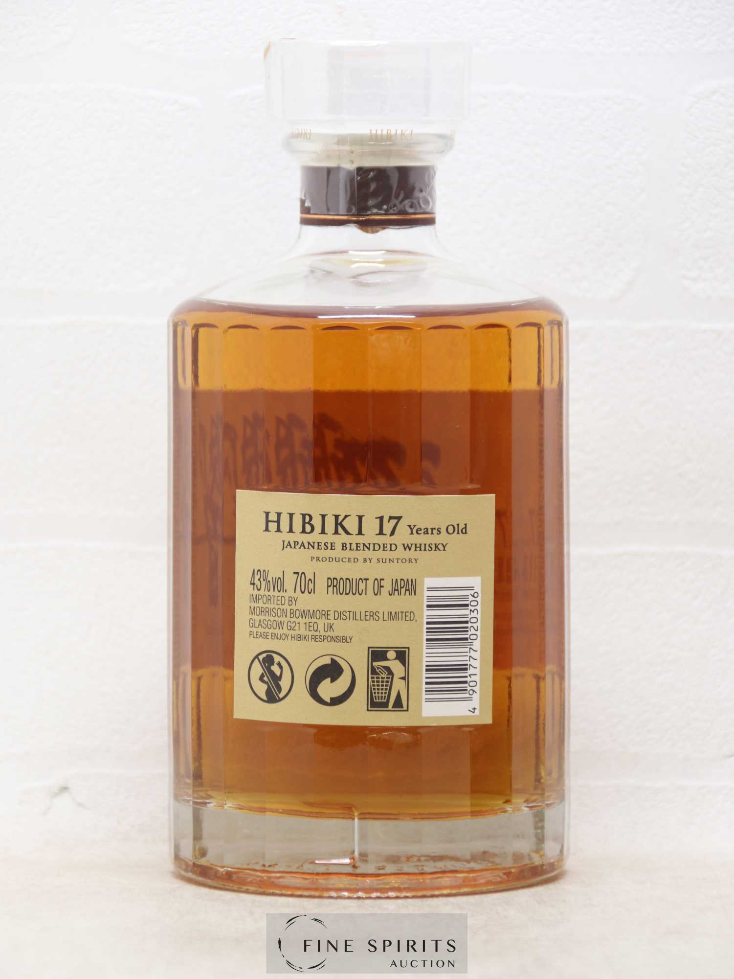 Hibiki 17 years Of. Suntory - Lot de 1 bouteille - 2