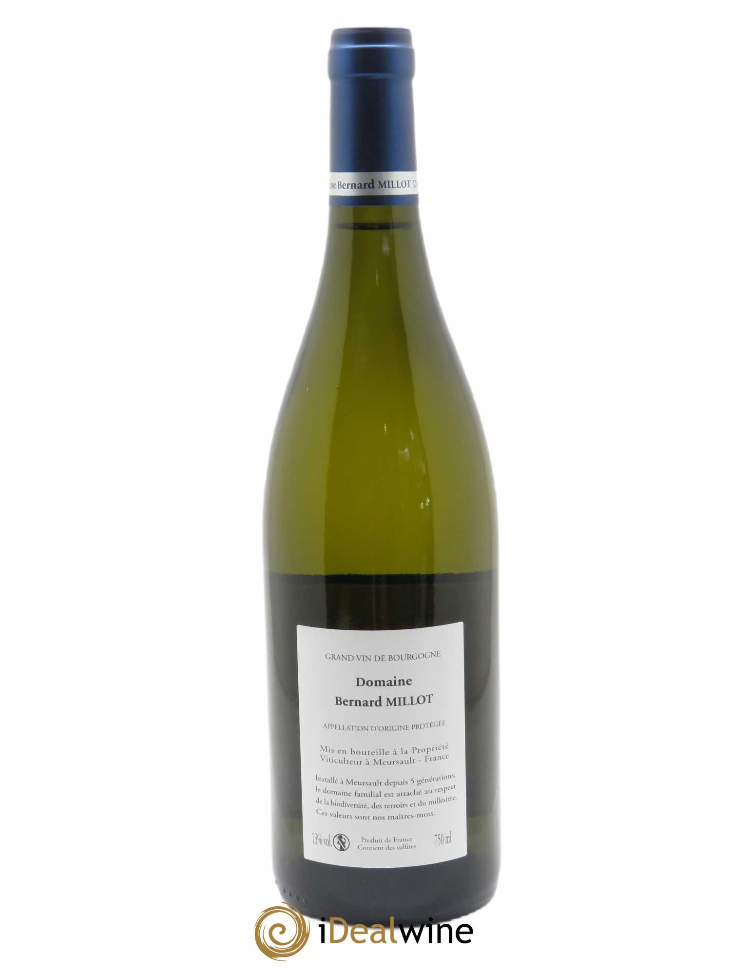 Meursault Cuvée Augustin Bernard Millot 2017 - Lot de 1 bouteille - 1