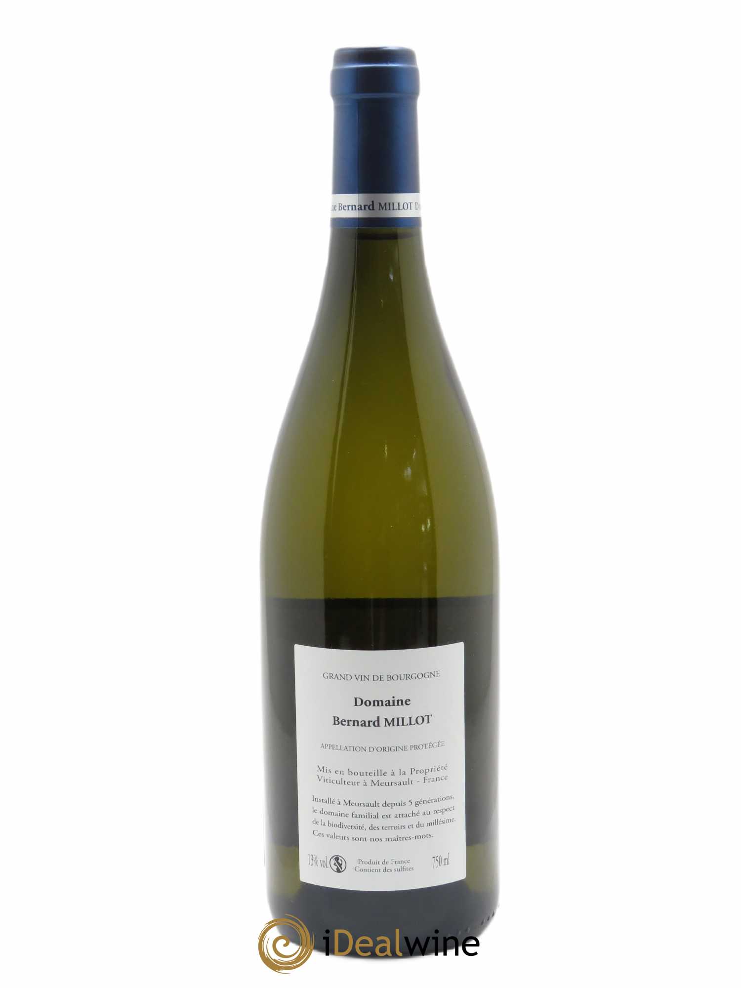Meursault Les Terres Blanches Bernard Millot 2019 - Lot de 1 bouteille - 1