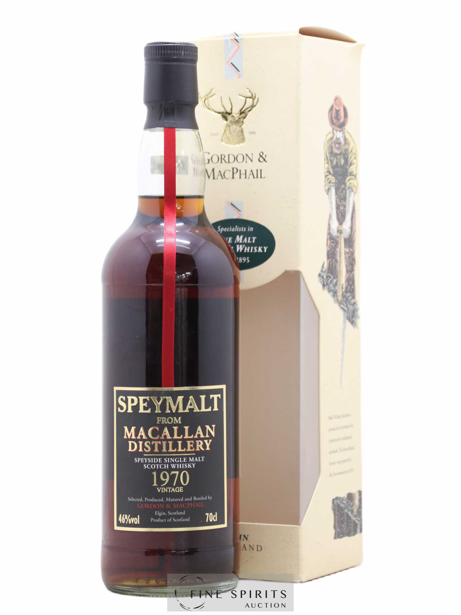 Speymalt From Macallan 1970 Gordon & MacPhail 1st Fill Sherry Butt - Cask n°8326 - bottled 2009 LMDW - Lot de 1 bouteille - 0