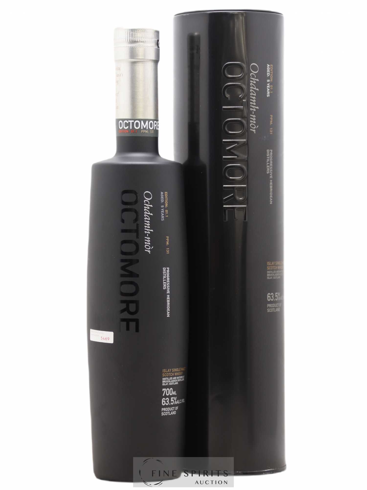 Octomore 5 years Of. Edition 01.1 - Lot de 1 bouteille - 0