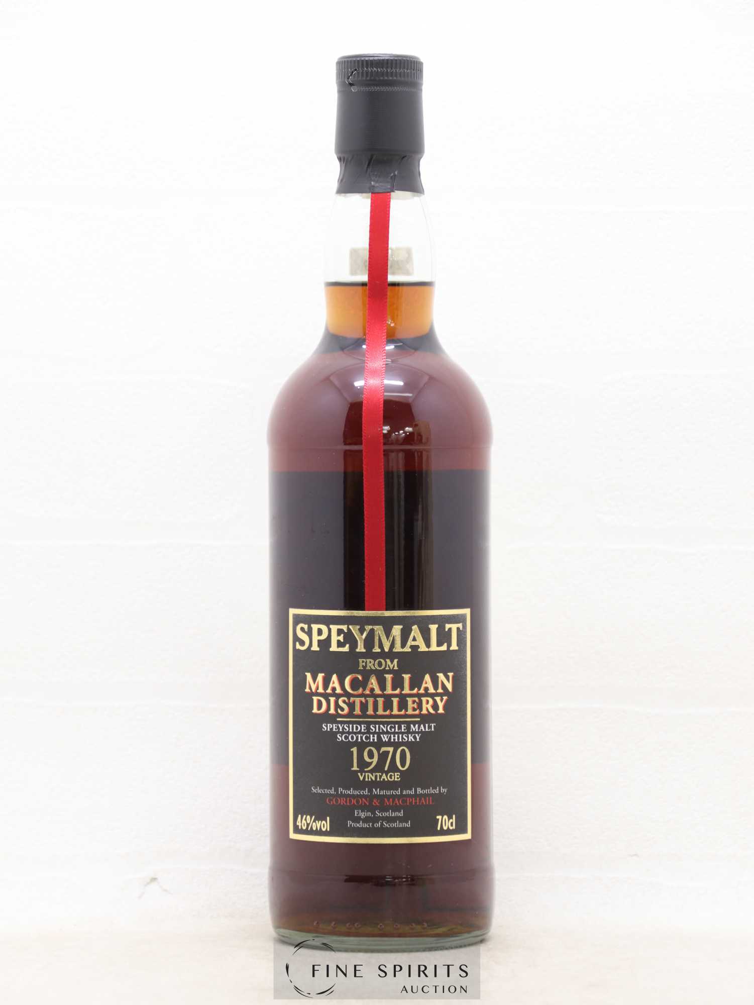 Speymalt From Macallan 1970 Gordon & MacPhail 1st Fill Sherry Butt - Cask n°8326 - bottled 2009 LMDW - Lot de 1 bouteille - 1