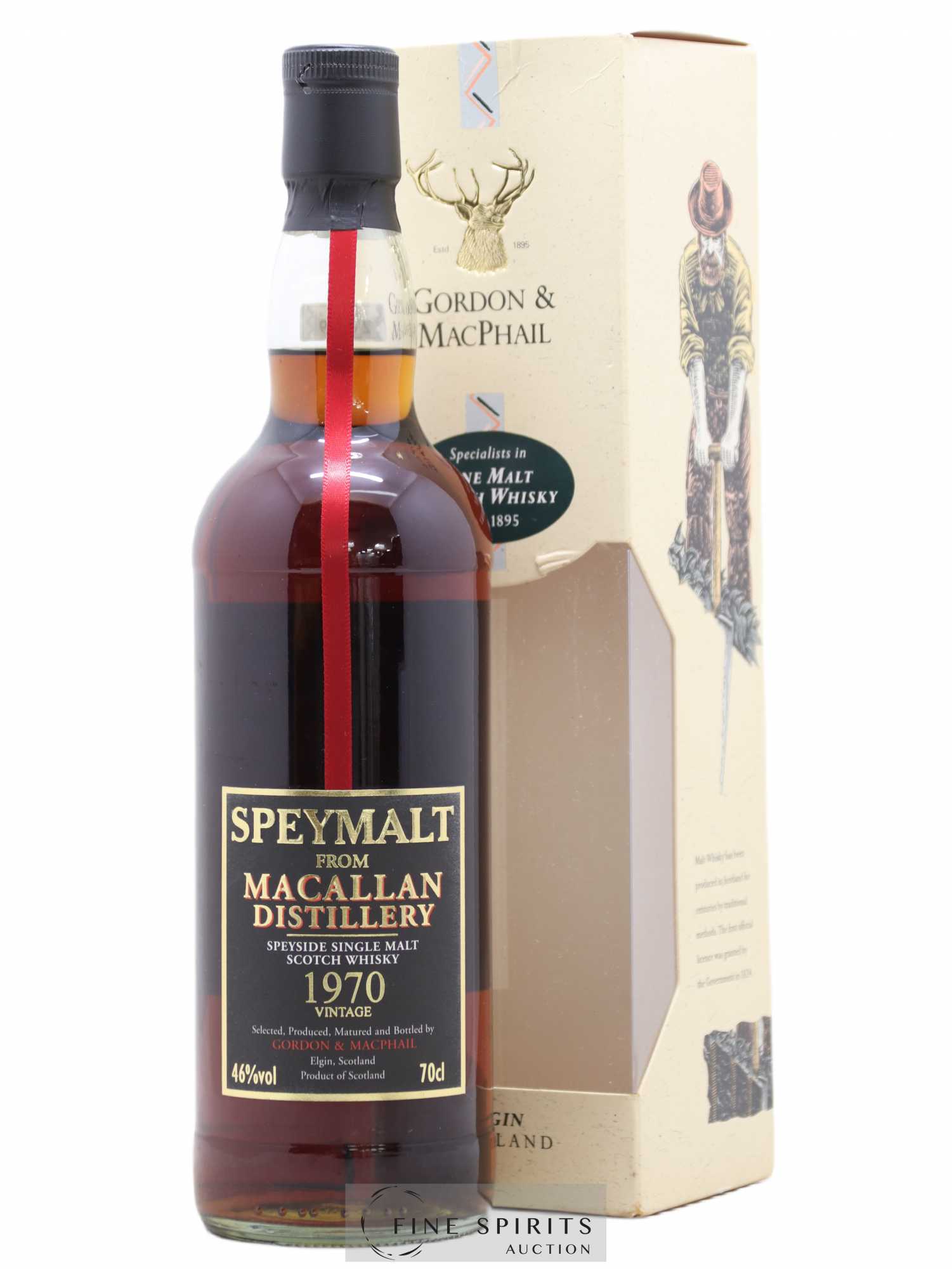 Speymalt From Macallan 1970 Gordon & MacPhail 1st Fill Sherry Butt - Cask n°8326 - bottled 2009 LMDW - Lot de 1 bouteille - 0