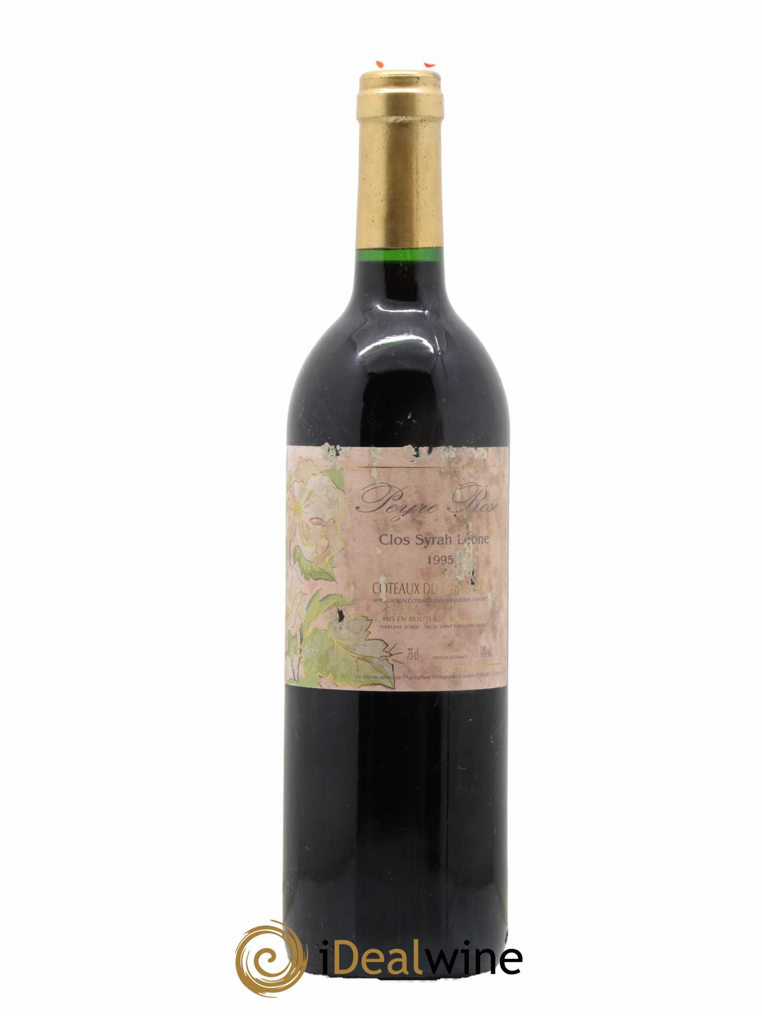Coteaux du Languedoc Domaine Peyre Rose Belle Léone (anciennement Syrah Léone) Marlène Soria 1995 - Lot de 1 bouteille - 0