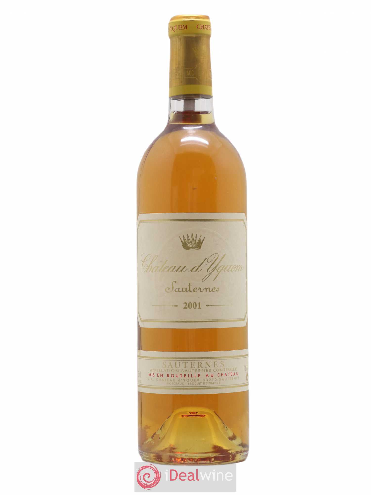 Château d' Yquem 1er Cru Classé Supérieur 2001 - Lotto di 1 bottiglia - 0