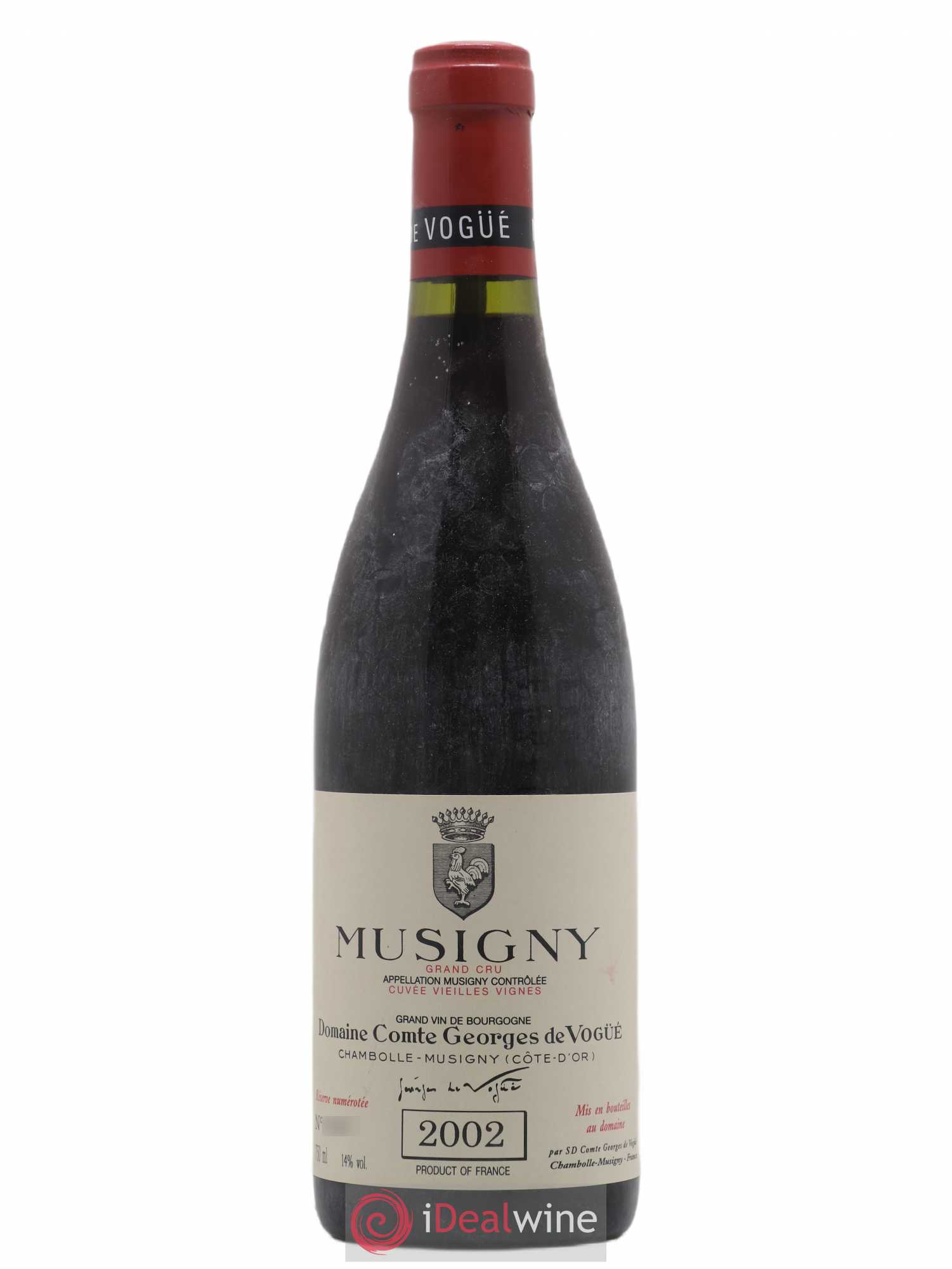 Musigny Grand Cru Cuvée Vieilles Vignes Comte Georges de Vogüé 2002 - Lot de 1 bouteille - 0