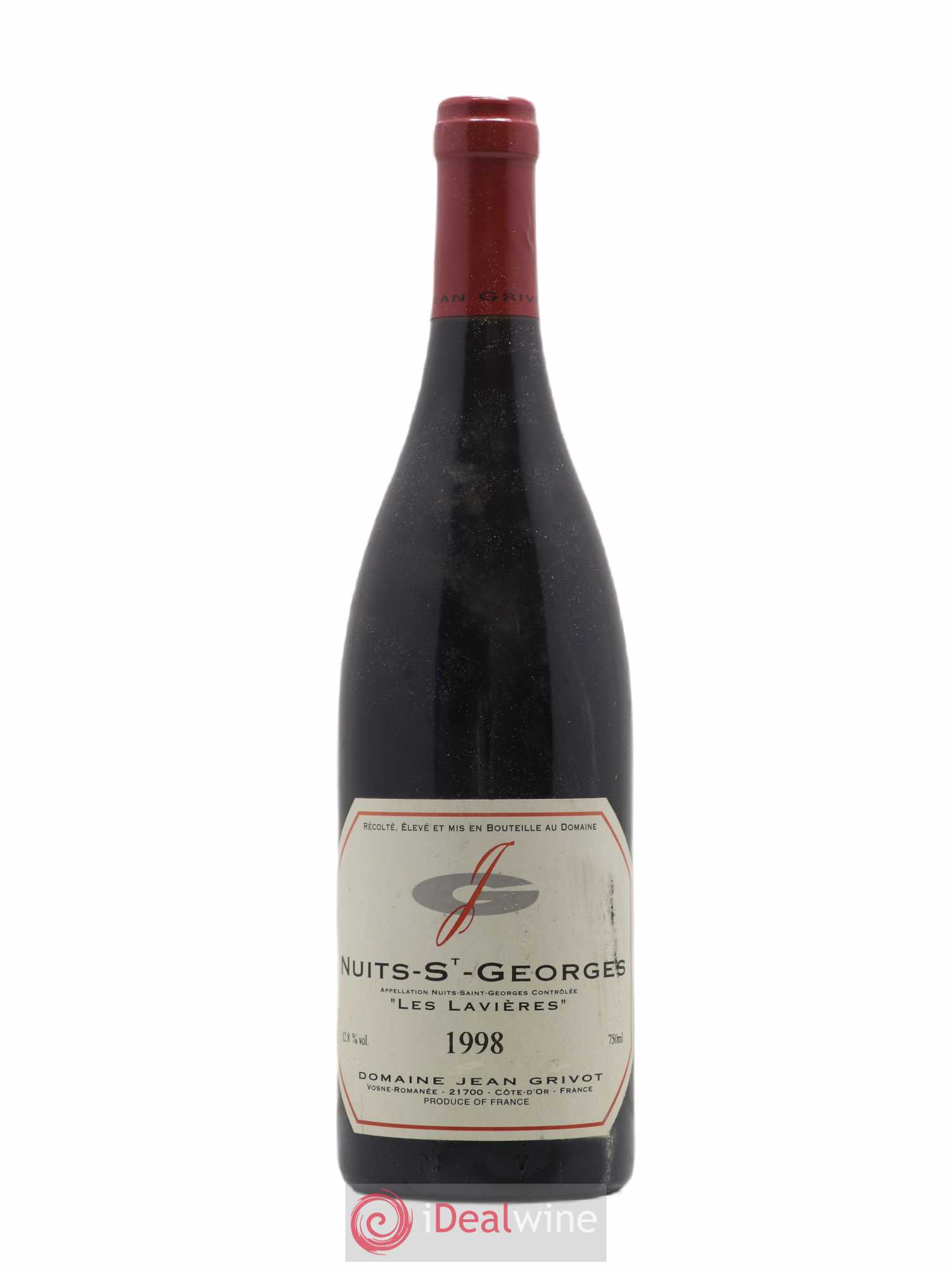 Nuits-Saint-Georges Les Lavières Jean Grivot 1998 - Lot de 1 bouteille - 0