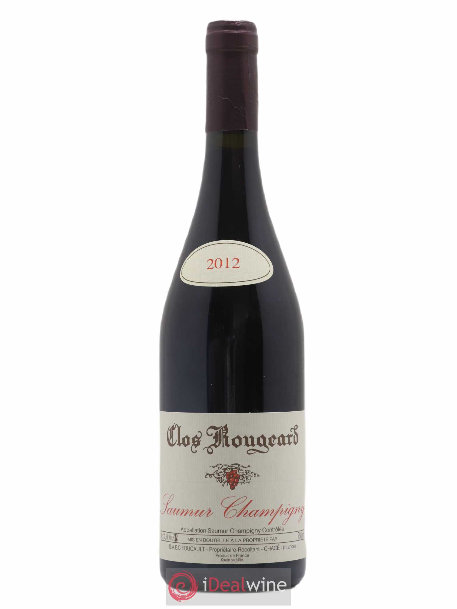 Saumur-Champigny Clos Rougeard 2012 - Lot de 1 bouteille - 0