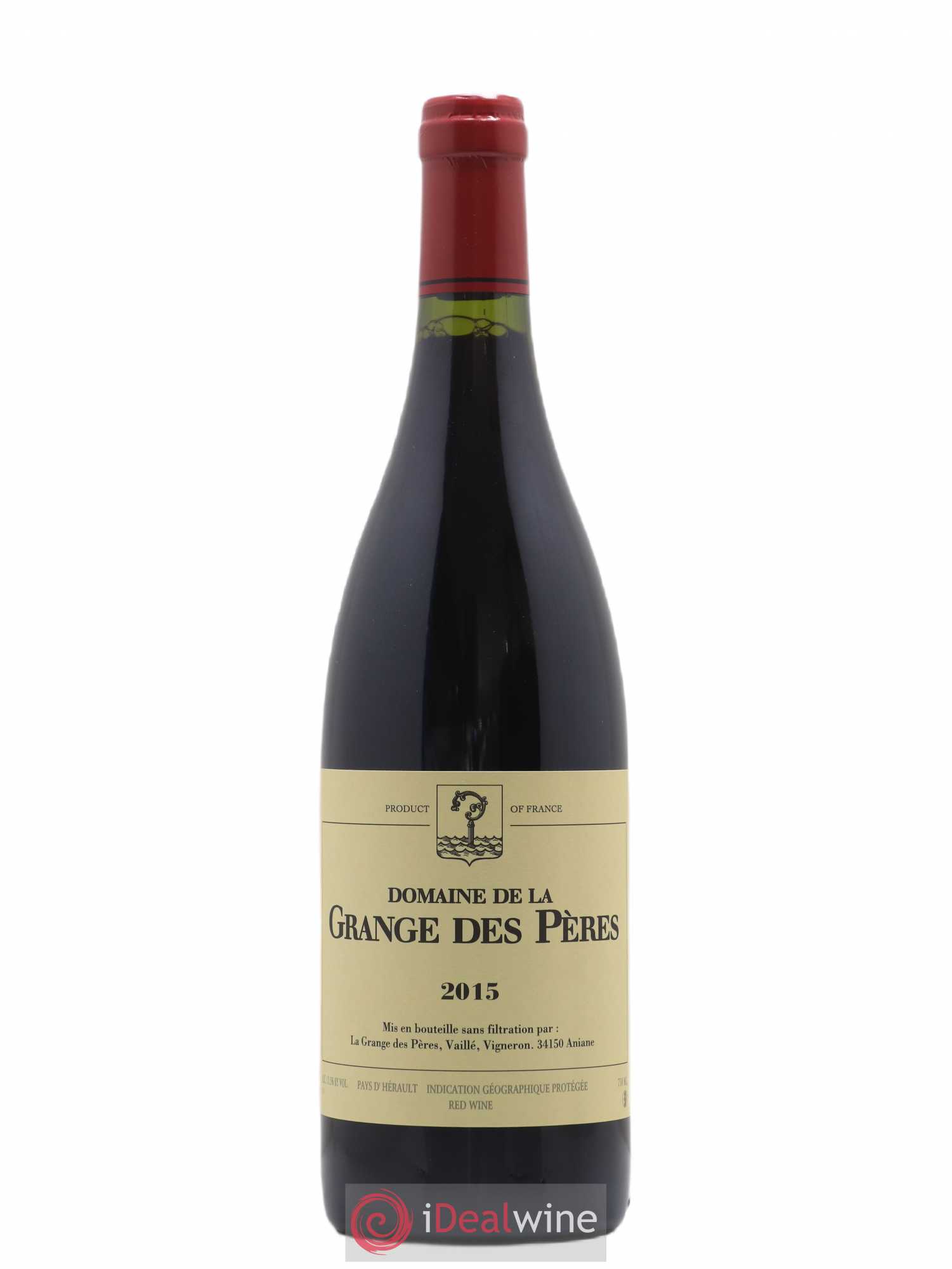 Pays d'Hérault Grange des Pères Laurent Vaillé 2015 - Lot de 1 bouteille - 0