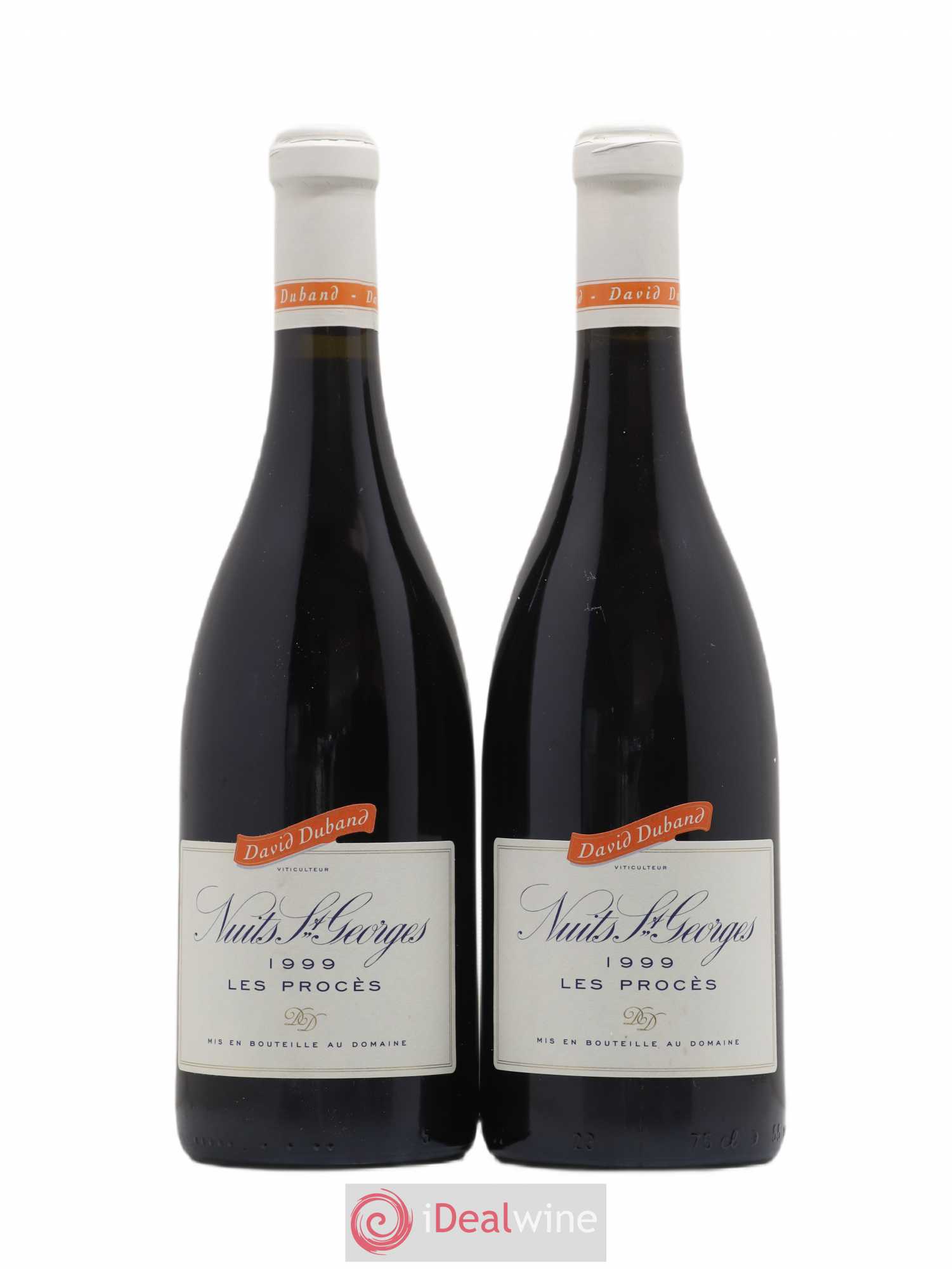 Nuits-Saint-Georges 1er Cru Les Procès David Duband (Domaine) 1999 - Lot de 2 bouteilles - 0