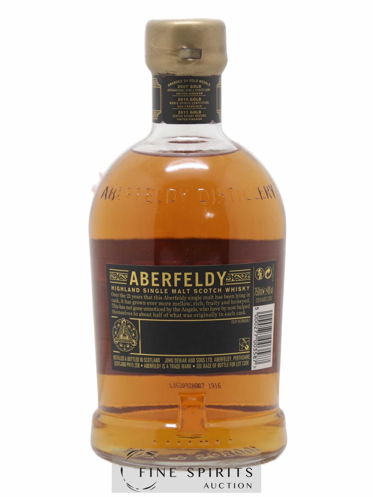 Aberfeldy 21 years Of. - Lot de 1 bouteille - 2