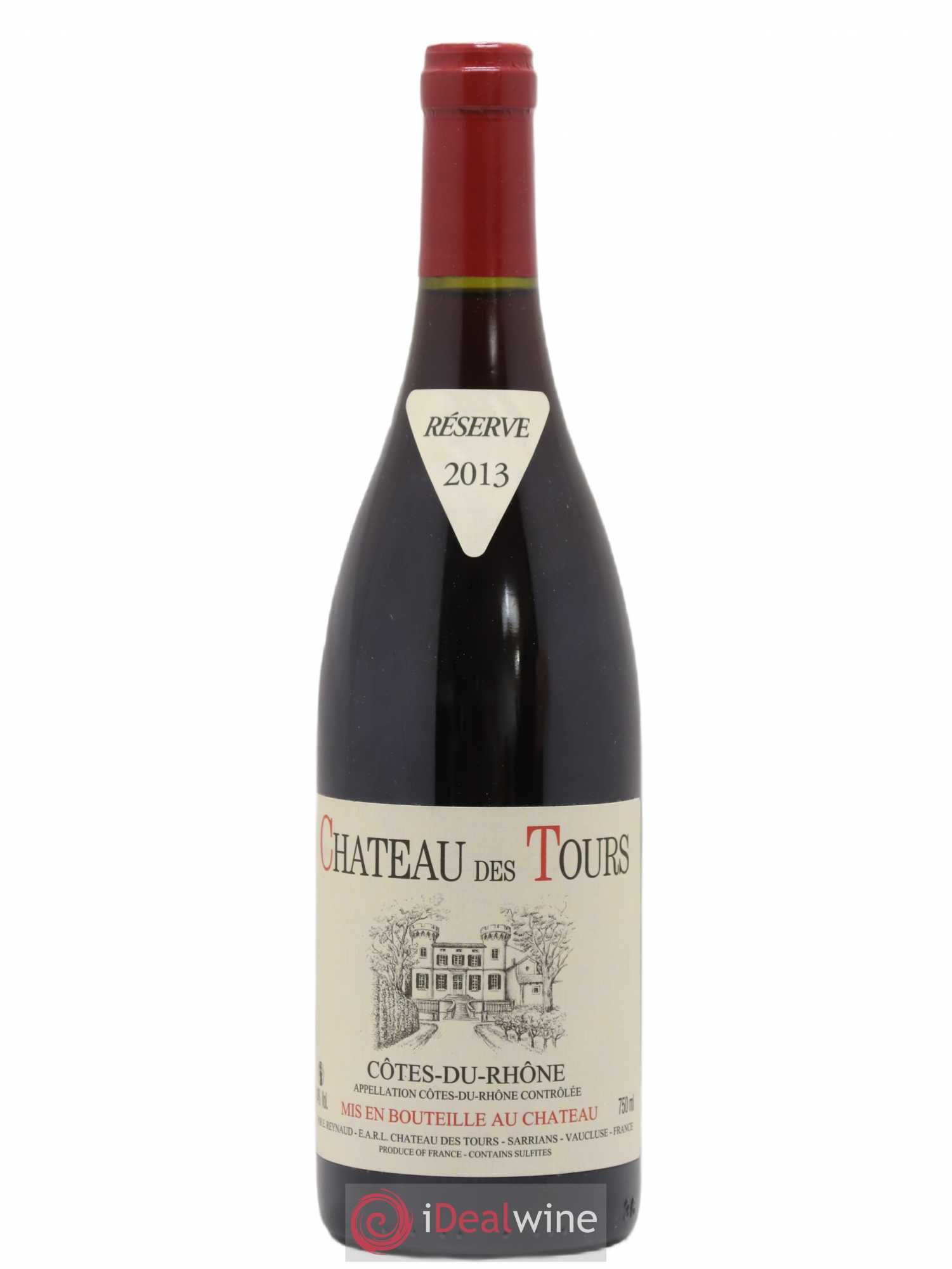 Côtes-du-Rhône Château des Tours Emmanuel Reynaud 2013 - Lot de 1 bouteille - 0