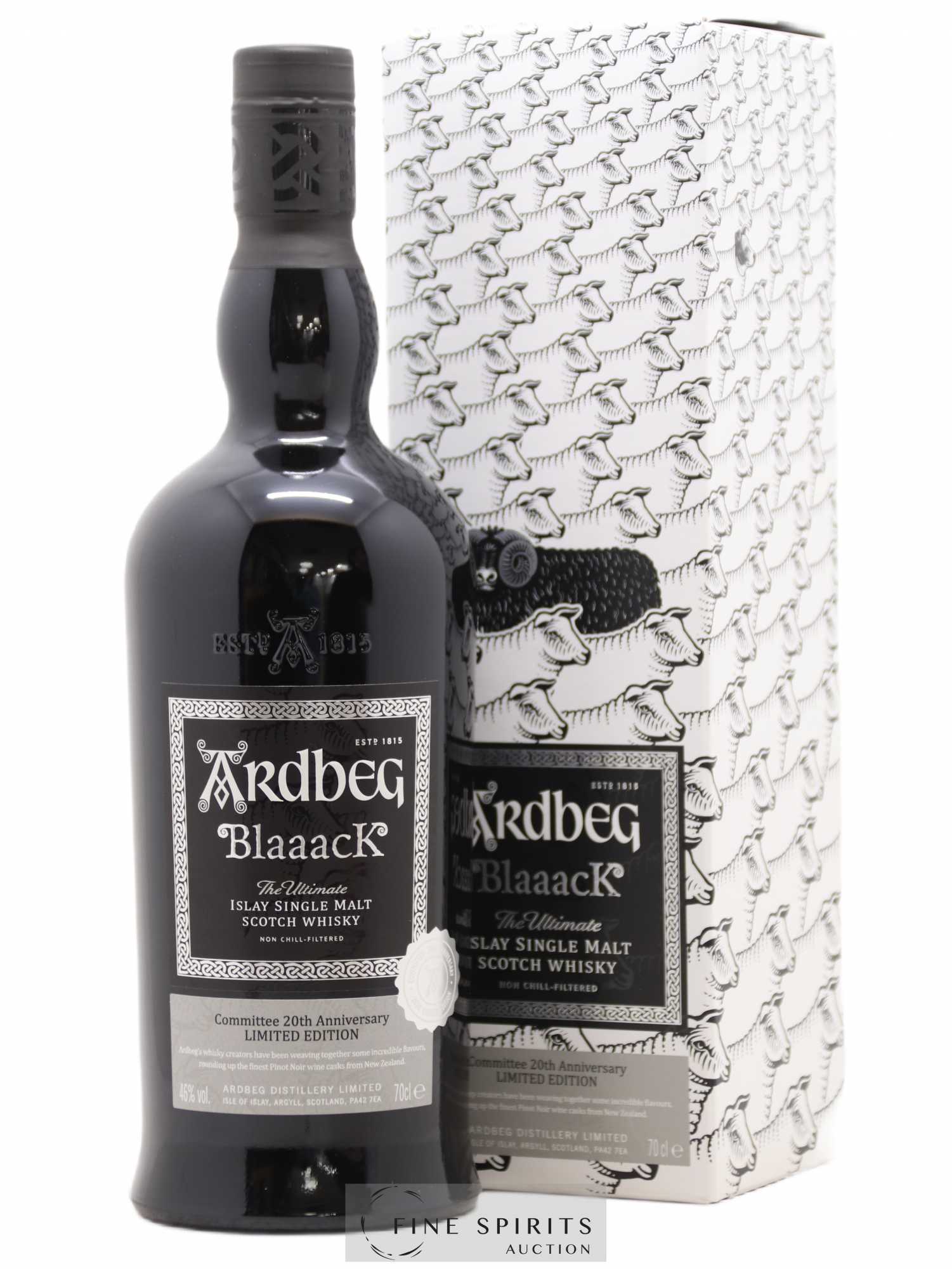 Ardbeg Of. Blaaack Committee 20th Anniversary - 2020 Limited Edition The Ultimate - Lot de 1 bouteille - 0