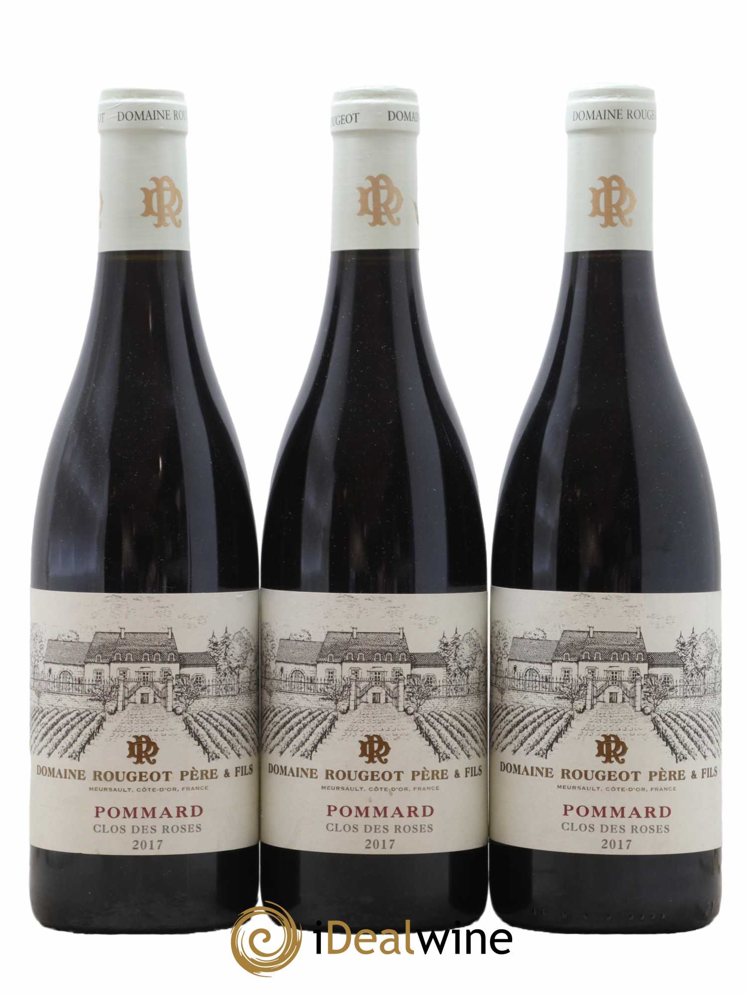 Pommard Clos des Roses Rougeot Père et Fils 2017 - Lot de 3 bouteilles - 0
