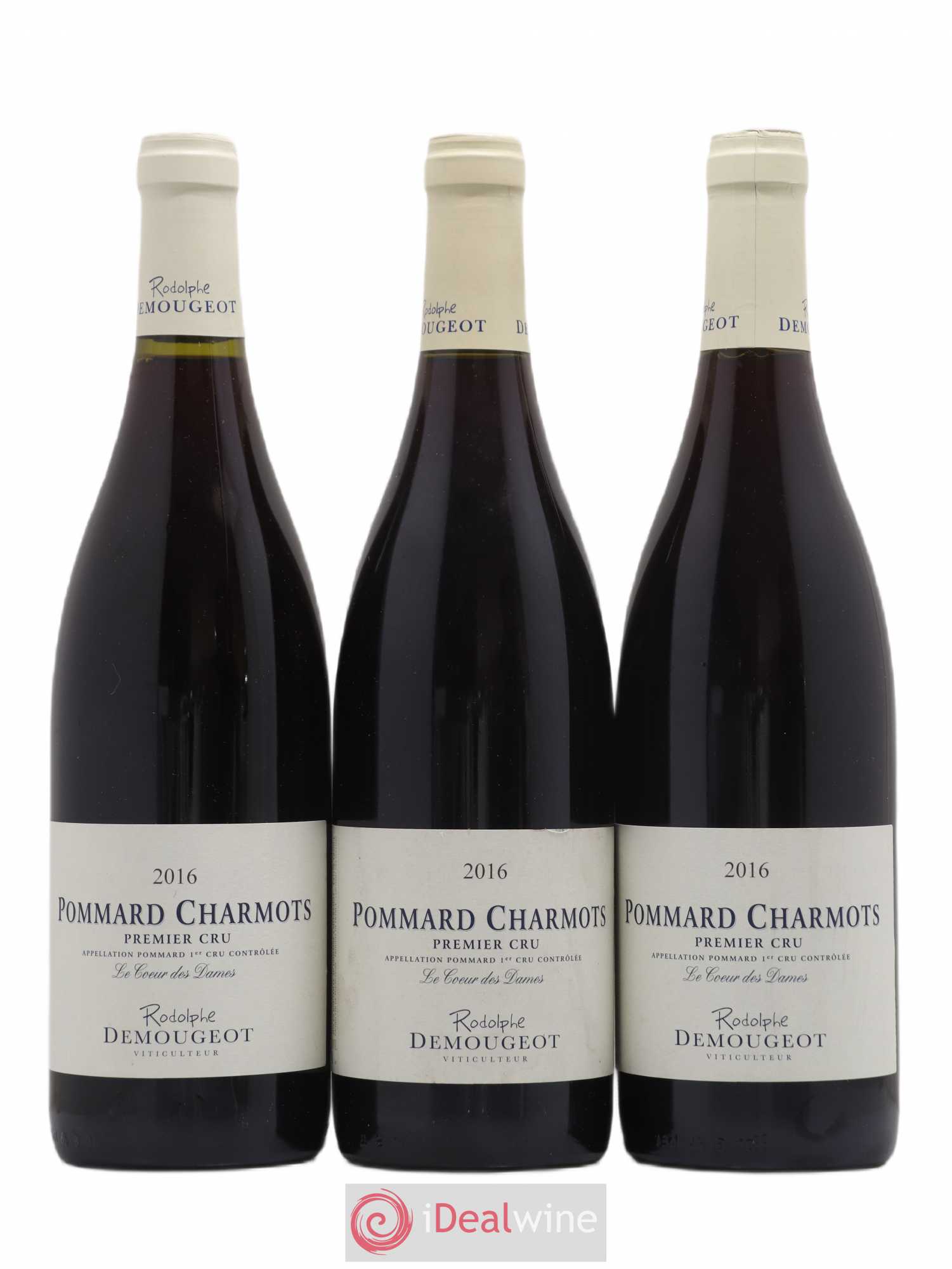 Pommard 1er Cru Charmots Coeur des Dames Rodolphe Demougeot 2016 - Posten von 3 Flaschen - 0