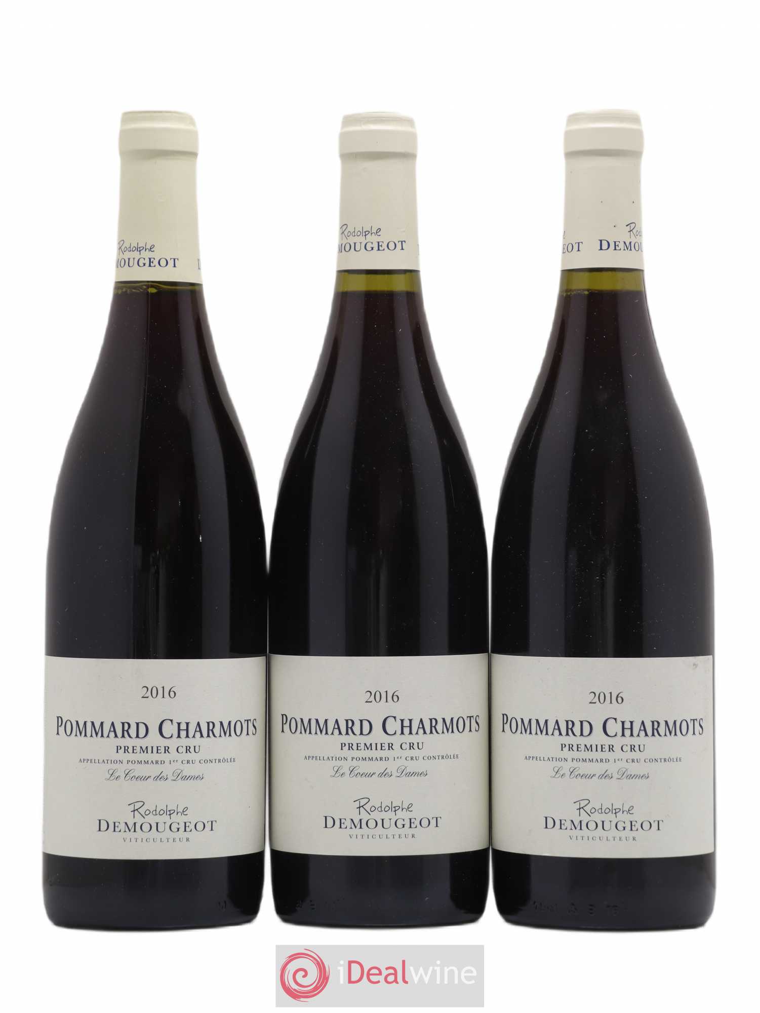 Pommard 1er Cru Charmots Coeur des Dames Rodolphe Demougeot 2016 - Posten von 3 Flaschen - 0