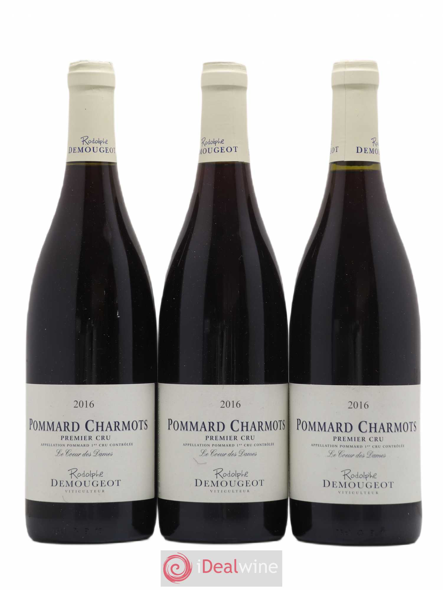 Pommard 1er Cru Charmots Coeur des Dames Rodolphe Demougeot 2016 - Posten von 3 Flaschen - 0