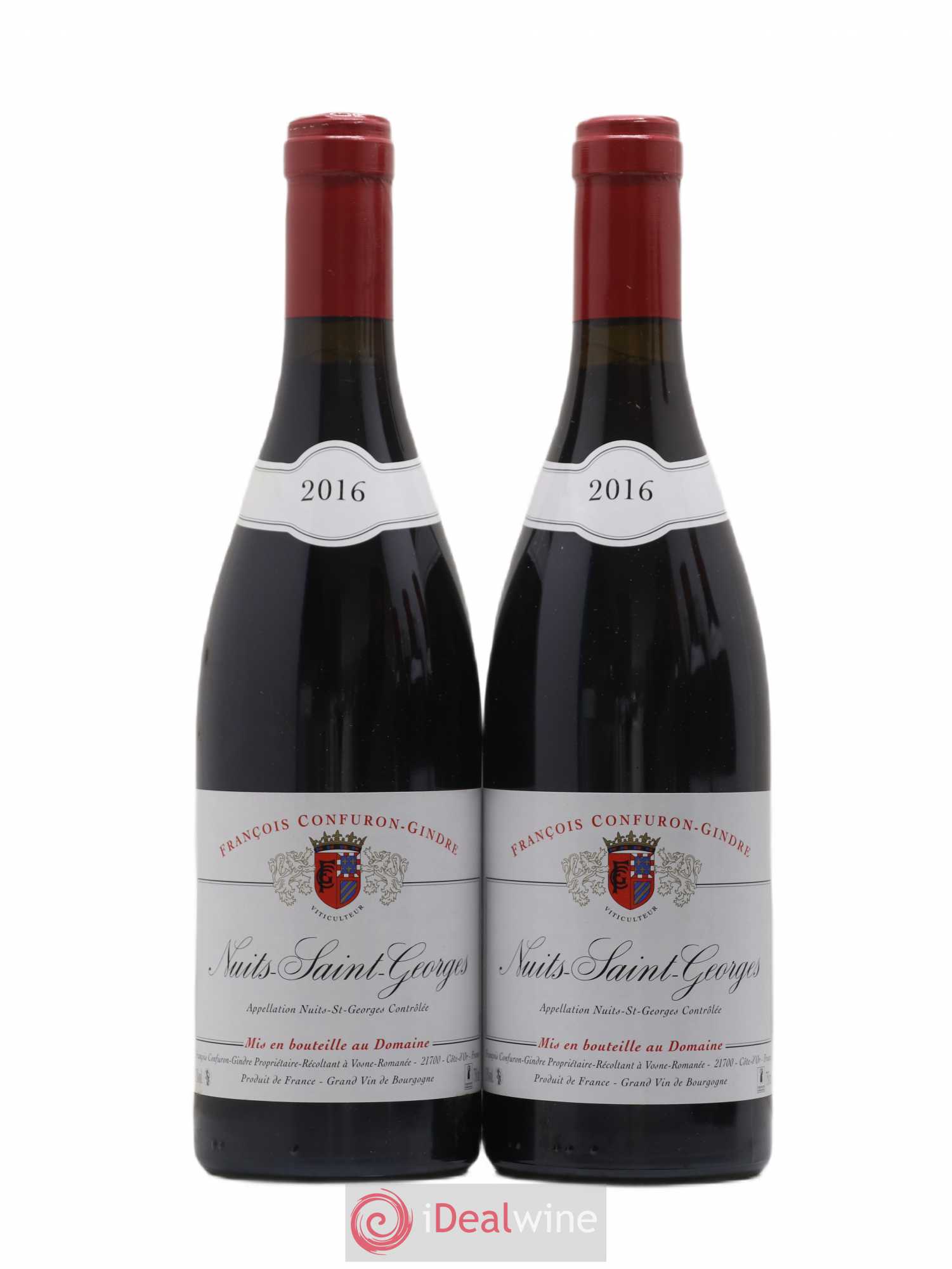 Nuits-Saint-Georges François Confuron Gindre 2016 - Lot de 2 bouteilles - 0