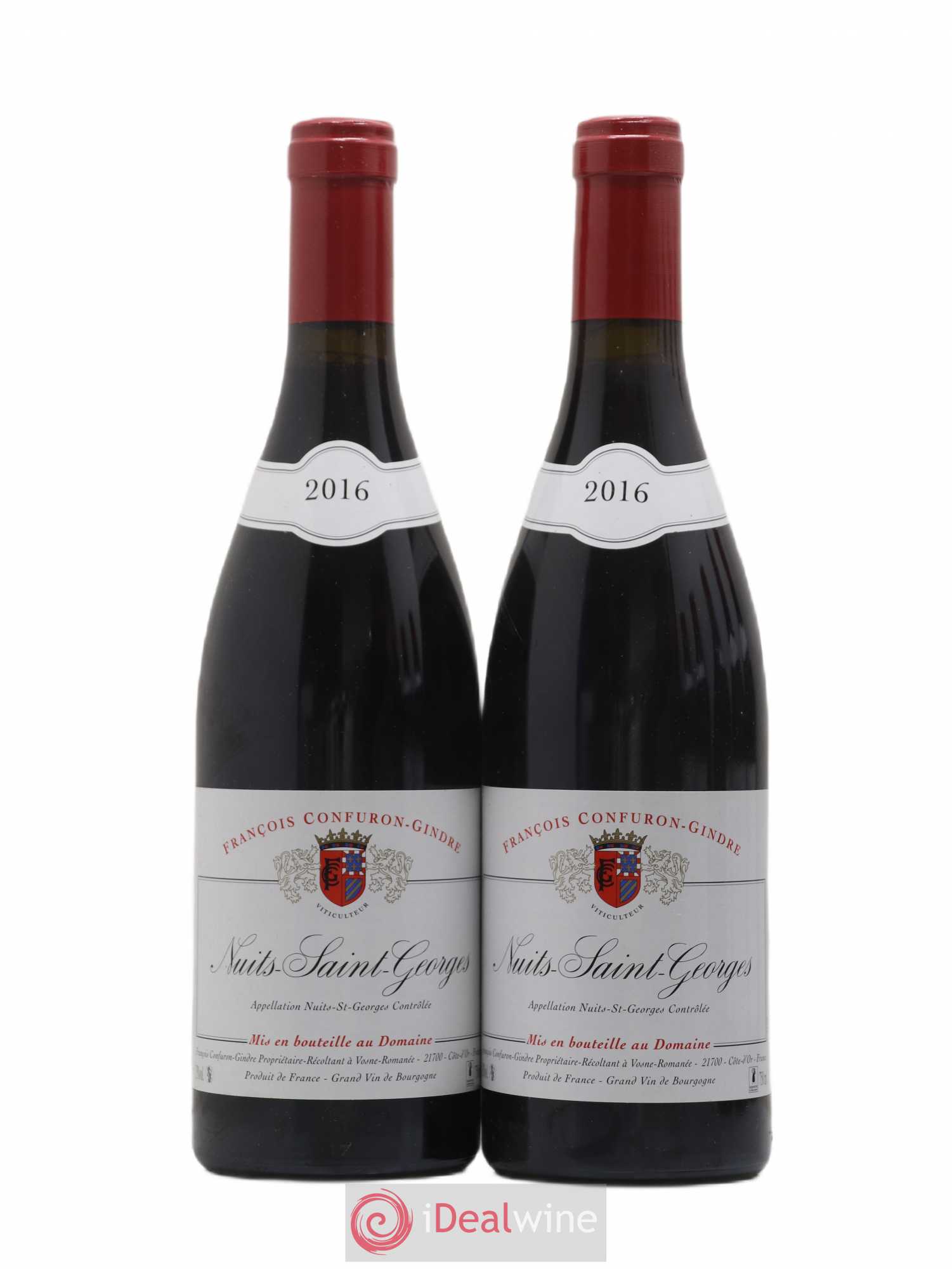 Nuits-Saint-Georges François Confuron Gindre 2016 - Lot de 2 bouteilles - 0