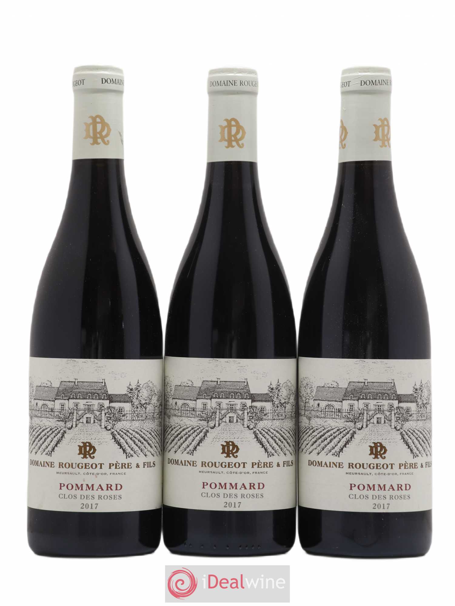 Pommard Clos des Roses Rougeot Père et Fils 2017 - Lotto di 3 bottiglie - 0