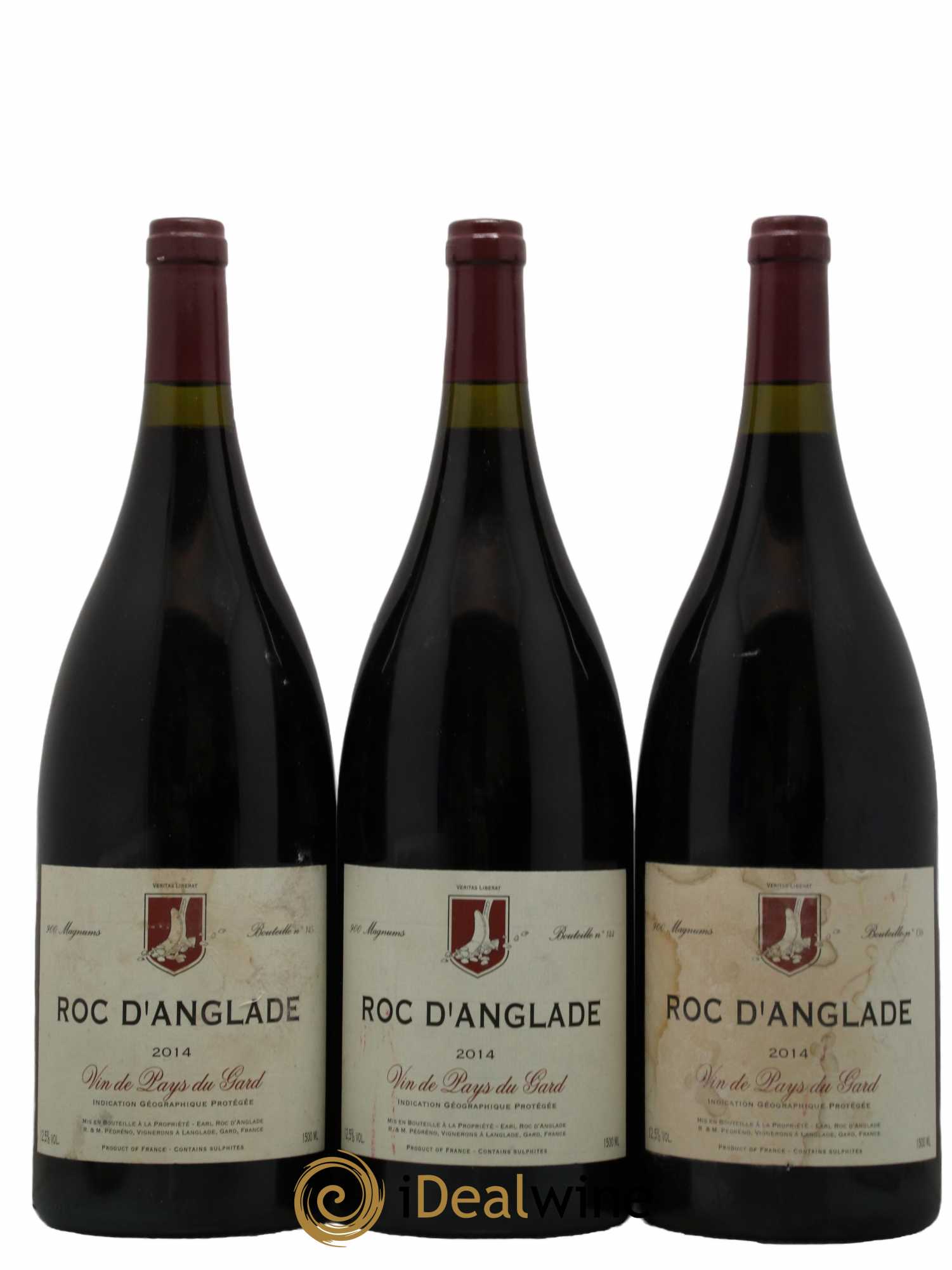 Gard Roc d'Anglade Rémy Pédréno 2014 - Lot of 3 magnums - 0