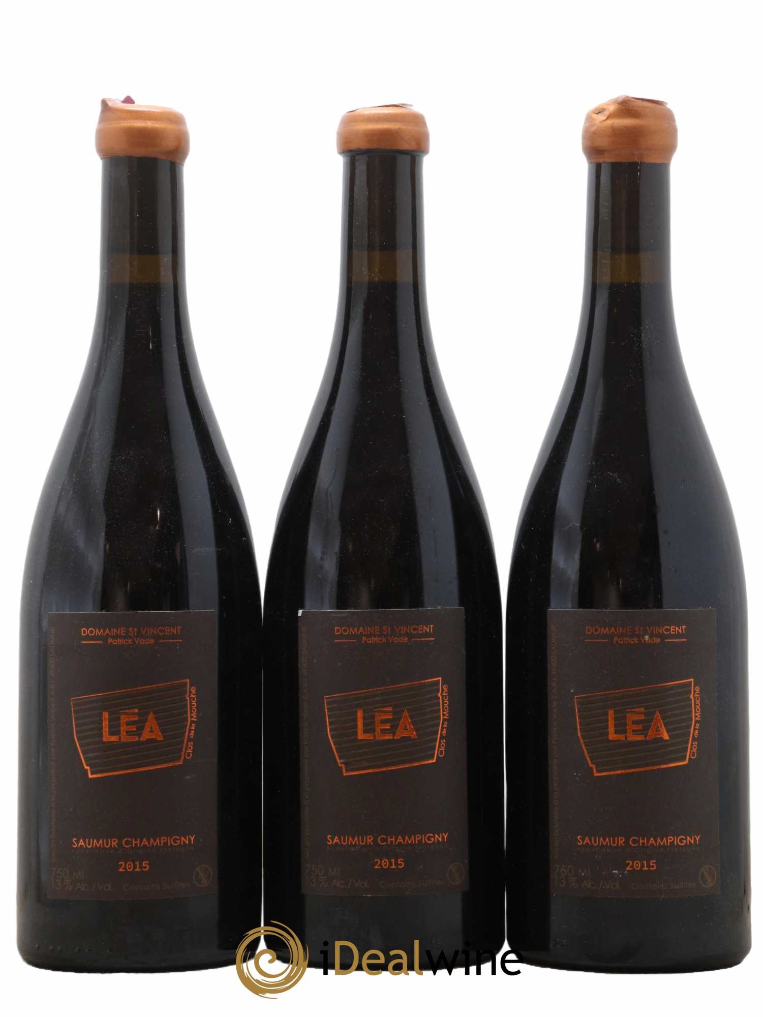 Saumur-Champigny Léa Domaine Saint Vincent 2015 - Lot de 3 bouteilles - 0