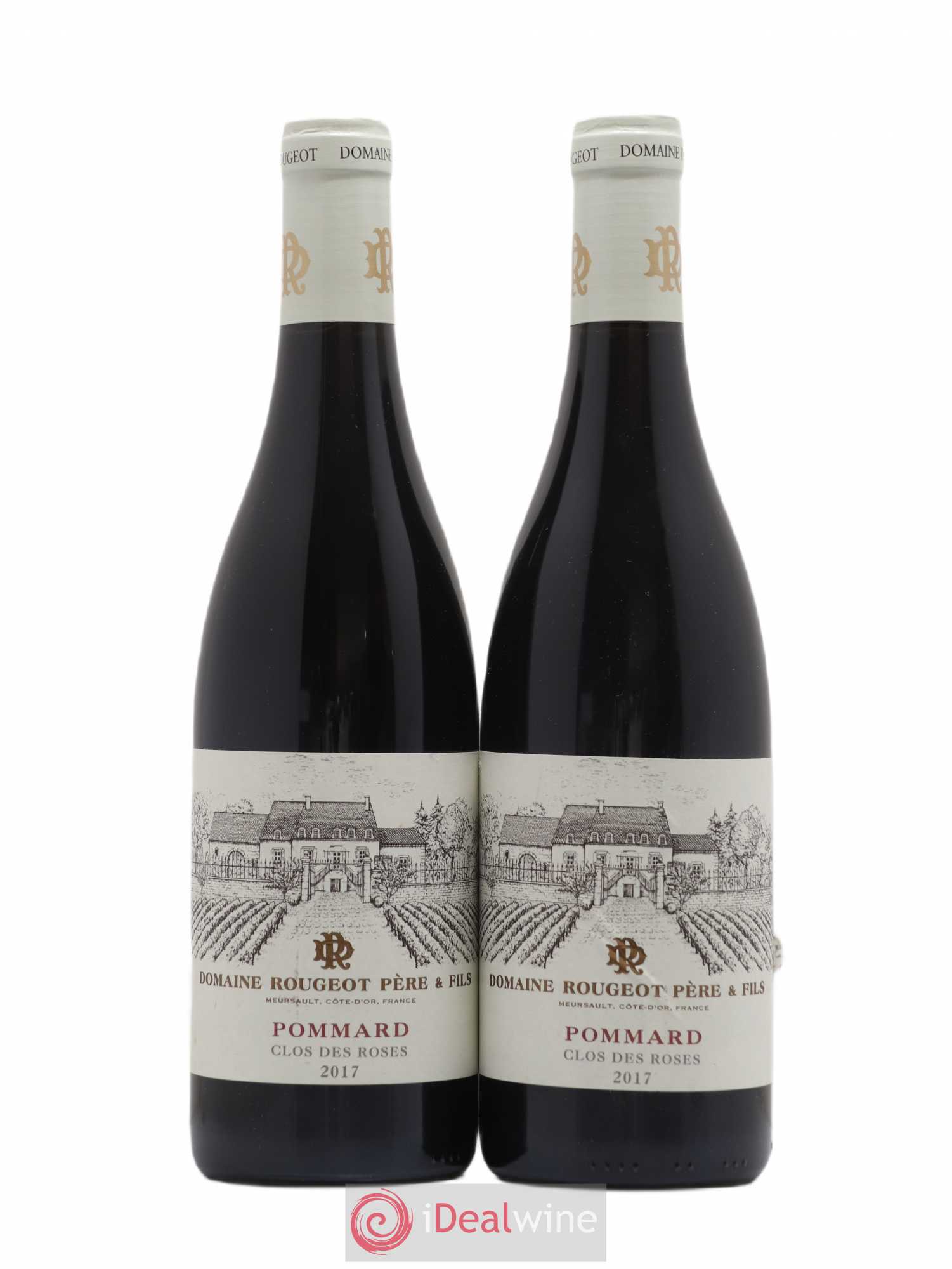 Pommard Clos des Roses Rougeot Père et Fils 2017 - Lot of 2 bottles - 0