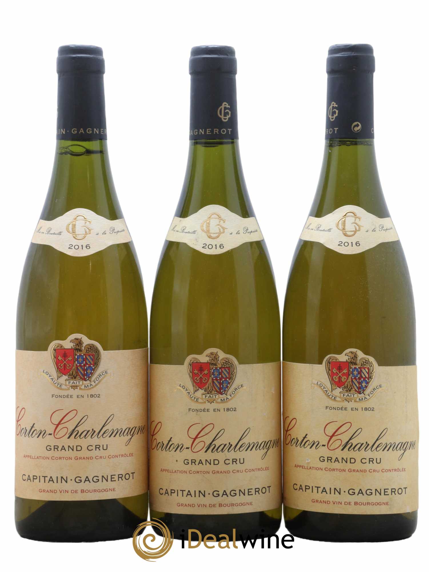 Corton-Charlemagne Grand Cru Capitain-Gagnerot 2016 - Lot de 3 bouteilles - 0