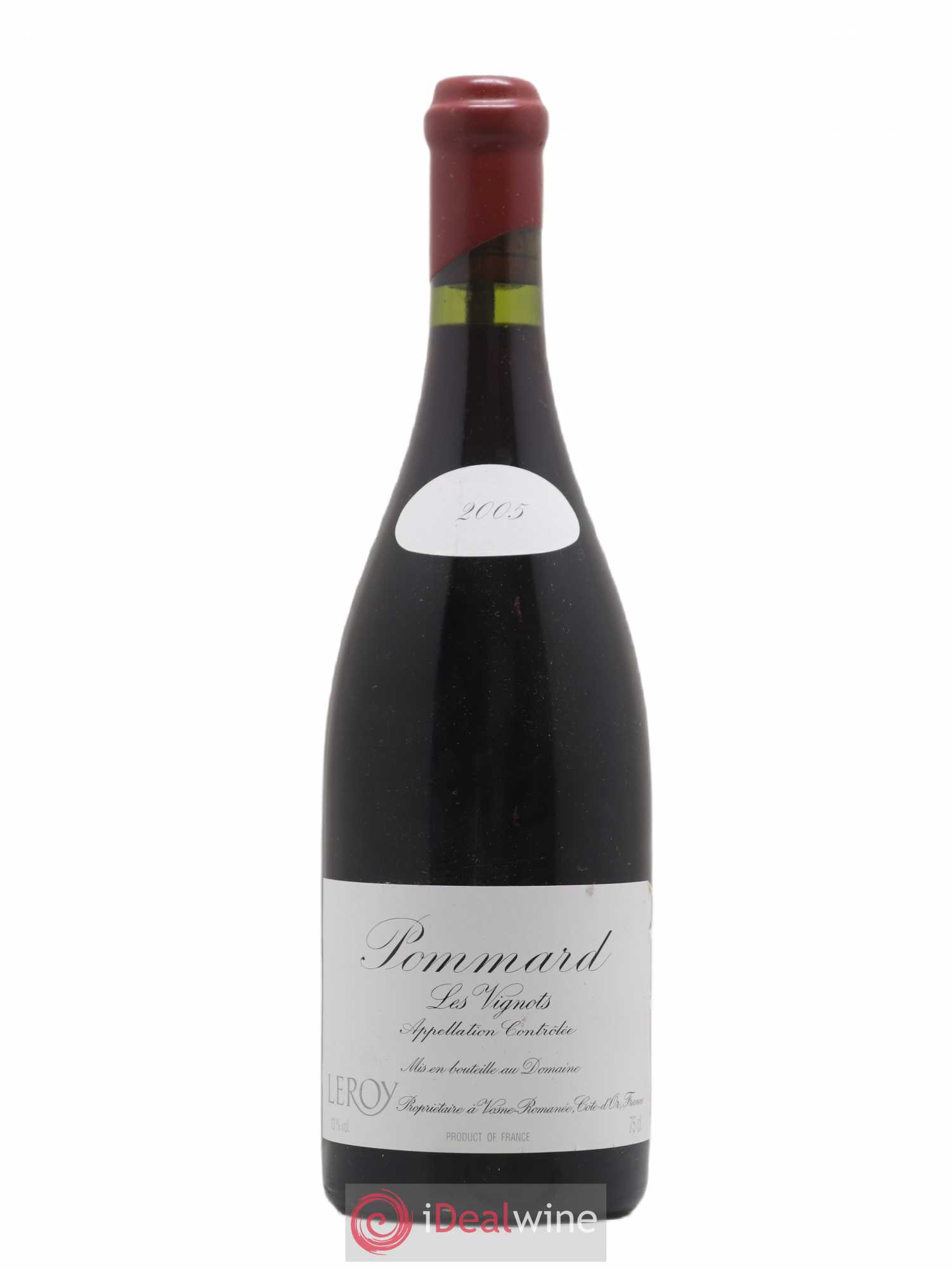 Pommard Les Vignots Leroy (Domaine) 2005 - Lot de 1 bouteille - 0